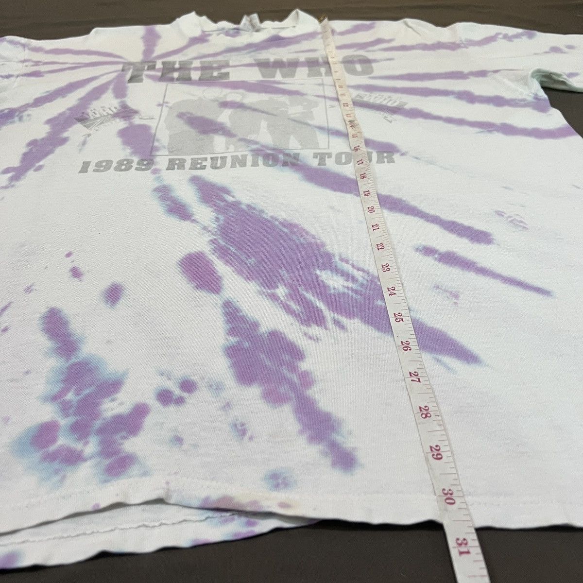 Band Tees × Vintage Vintage 80s 1989 THE WHO Tour Promo Tee 2XL Faded Size US XXL / EU 58 / 5 - 17 Thumbnail