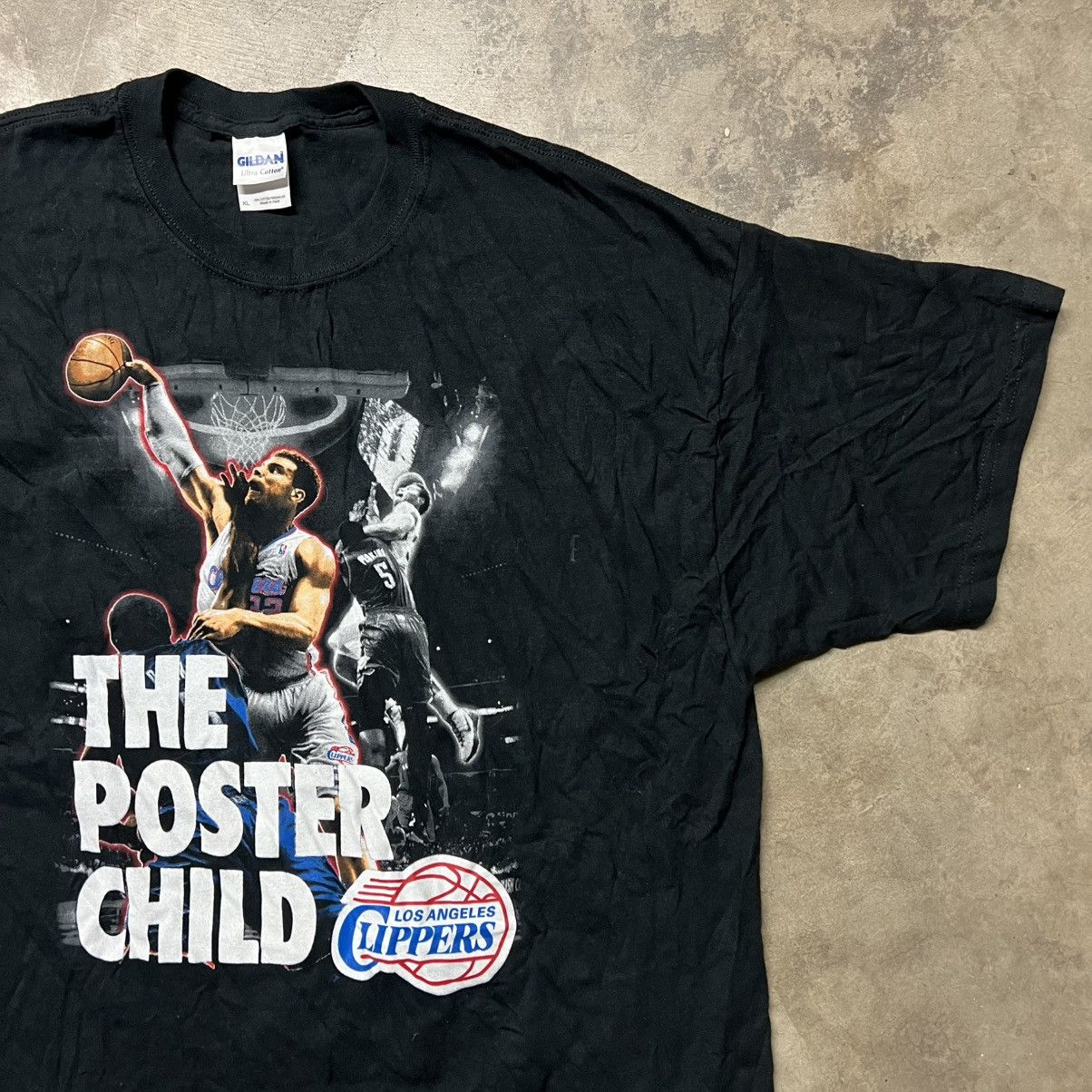NBA × Vintage Vintage 2011 NBA Clippers Blake Griffin Graphic T-Shirt Size US XL / EU 56 / 4 - 1 Thumbnail
