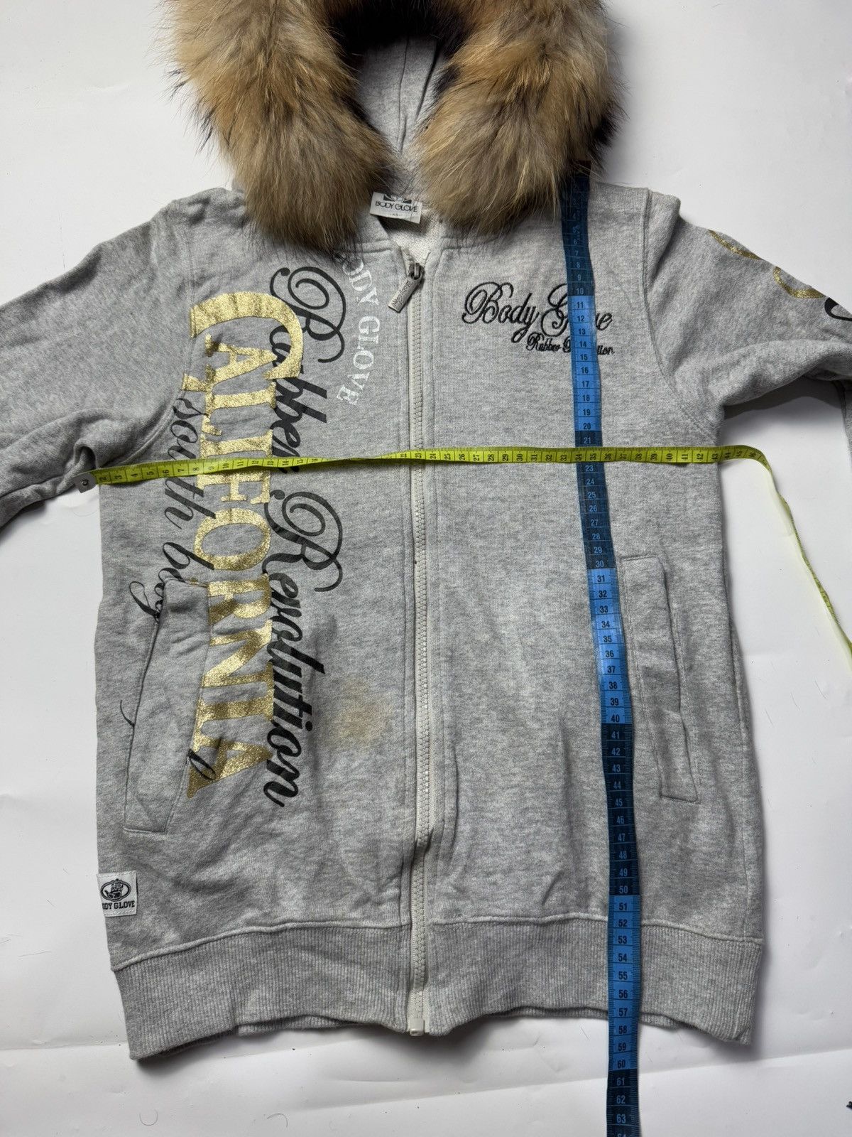 Hysteric Glamour × Japanese Brand × Le Grande Bleu (L.G.B.) Fur Hoodie Poem Body Glove Small Fits Size US S / EU 44-46 / 1 - 7 Thumbnail