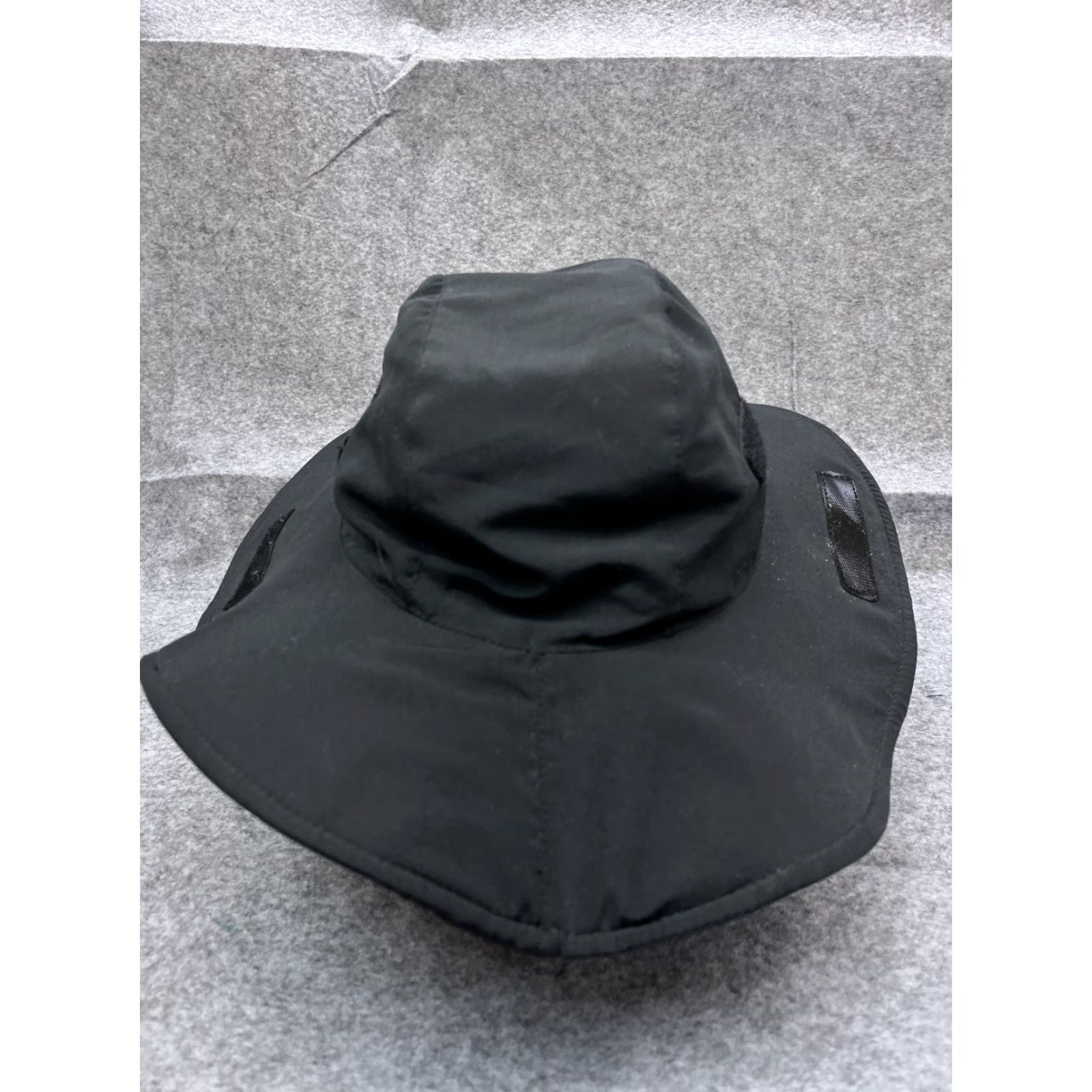 Vintage Activecool Sun Hat Adult One Size Black Knit 100% Polyester Outdoors Size ONE SIZE - 6 Thumbnail