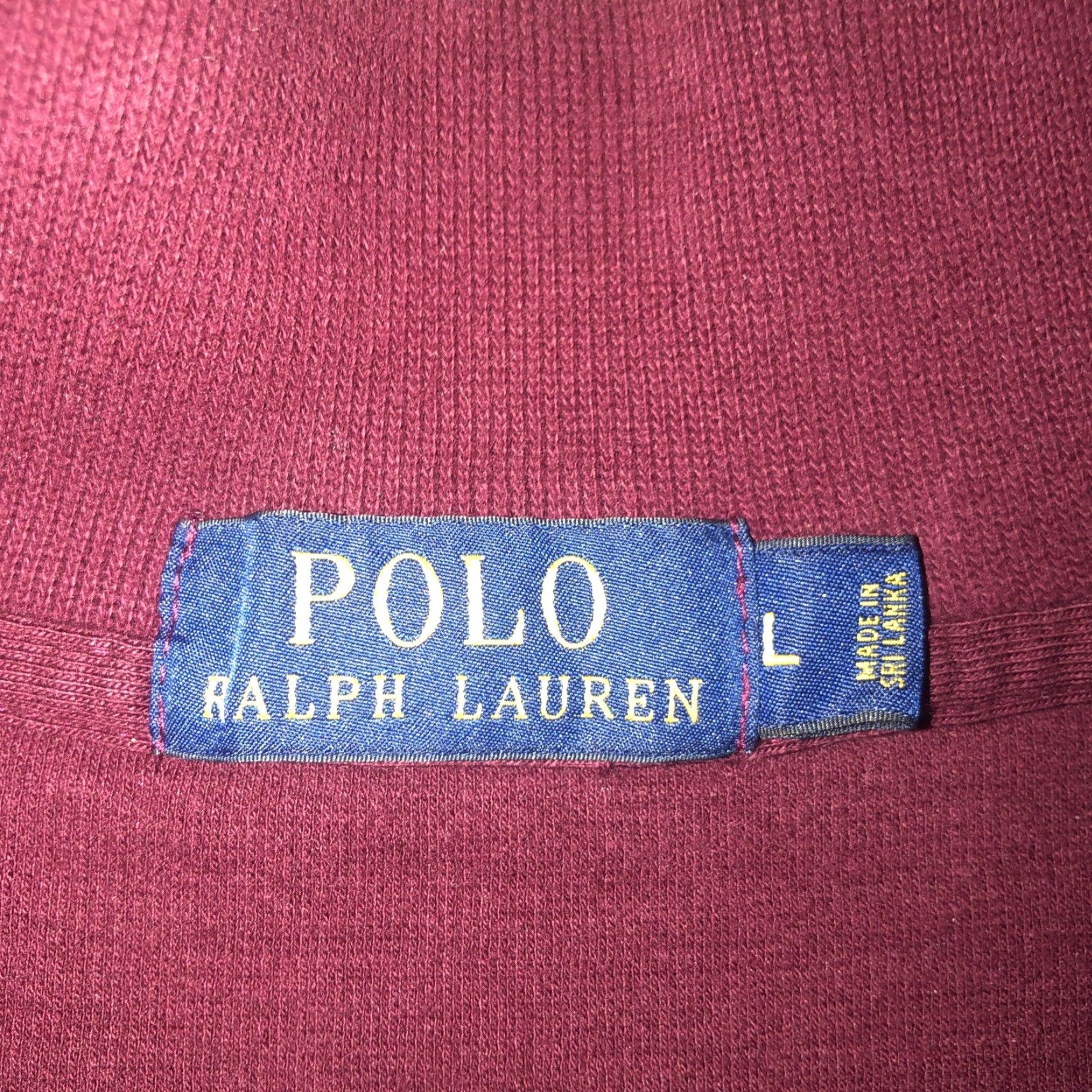 Polo Ralph Lauren Polo Ralph Lauren Sweater Mens Large Red Pullover High Neck Casual Size US L / EU 52-54 / 3 - 3 Thumbnail