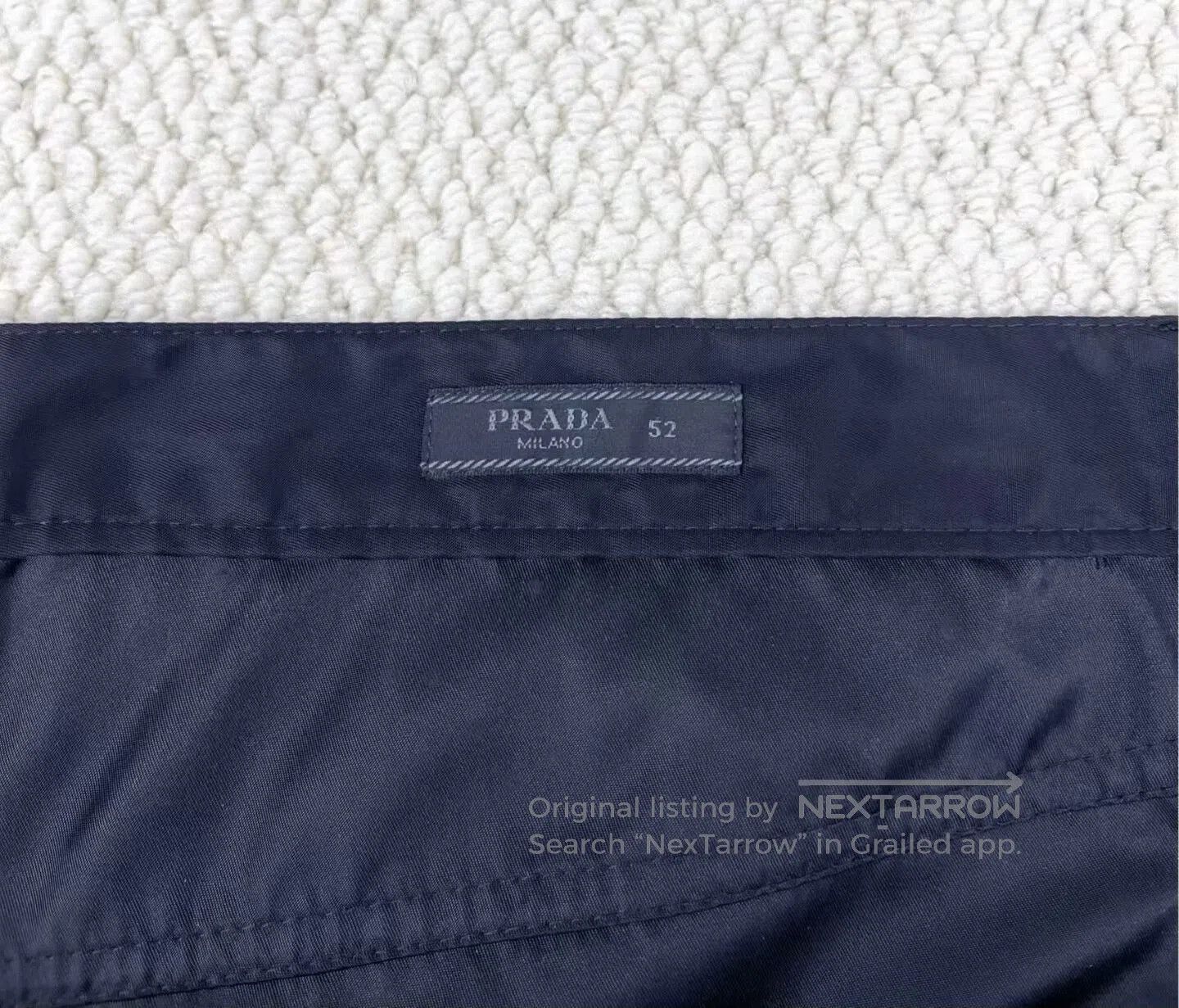 Prada Prada SS22 Black Recycled Nylon Logo Pants. Size US 36 / EU 52 - 3 Thumbnail
