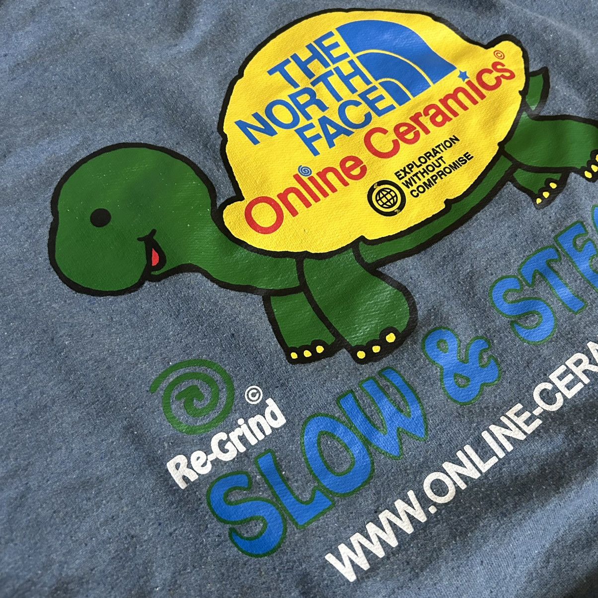 Online Ceramics × The North Face SLOW & STEADY TURTLE RE-GRiND RECYCLED COTTON BLEND CREWNECK Size US L / EU 52-54 / 3 - 13 Thumbnail