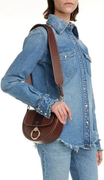 Chloe o1loc1c1024 Size: OS / Arlene Small Hobo in Chocolate Size ONE SIZE - 3 Thumbnail