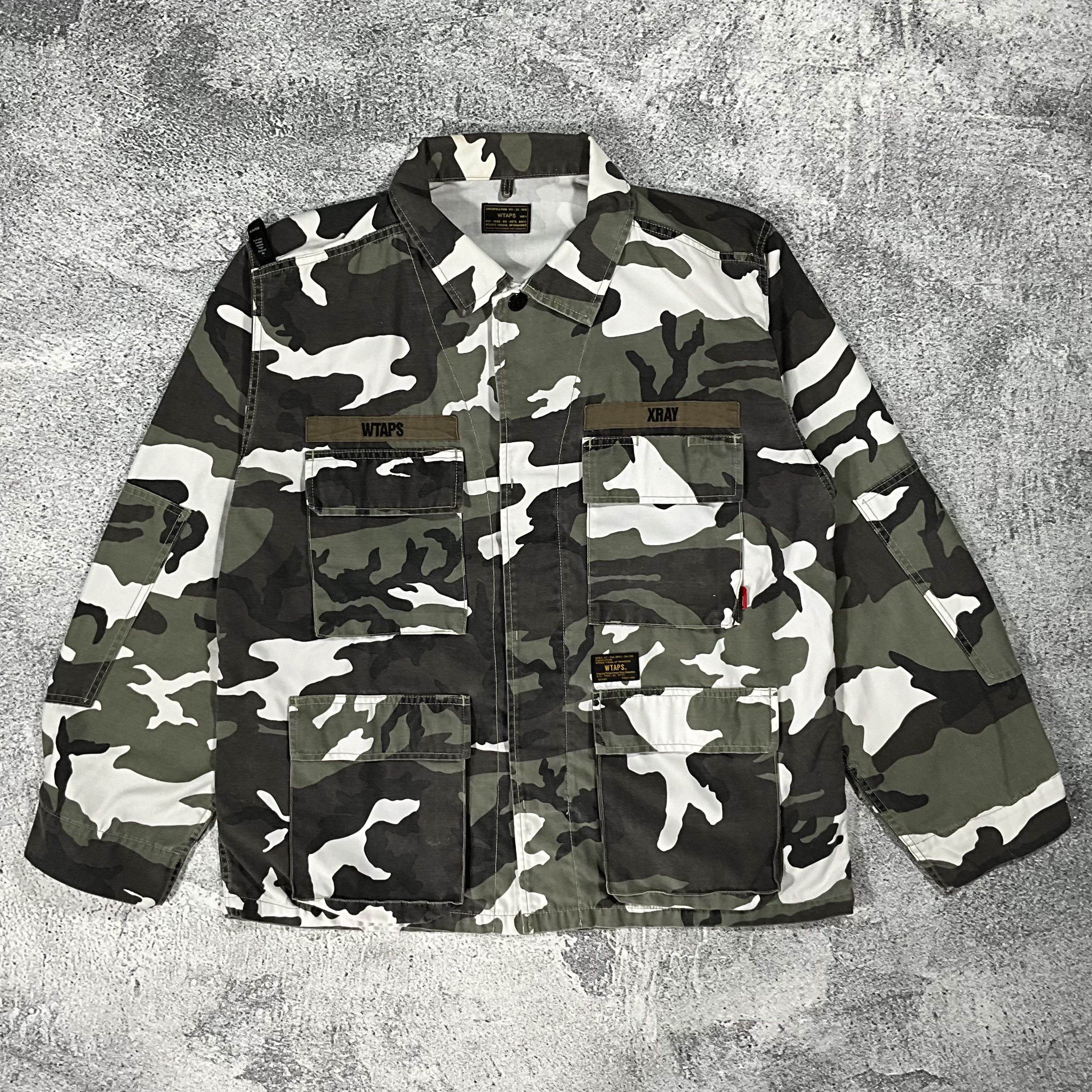 Wtaps Wtaps jungle ls 02 shirt copo twill urban camo Size US XL / EU 56 / 4 - 1 Thumbnail