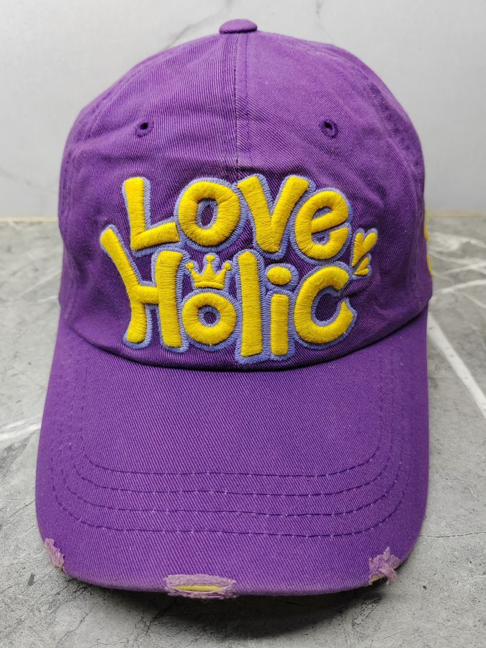 Japanese Brand Vintage Love Holic Distressed Style Cap Hat Size ONE SIZE - 2 Thumbnail
