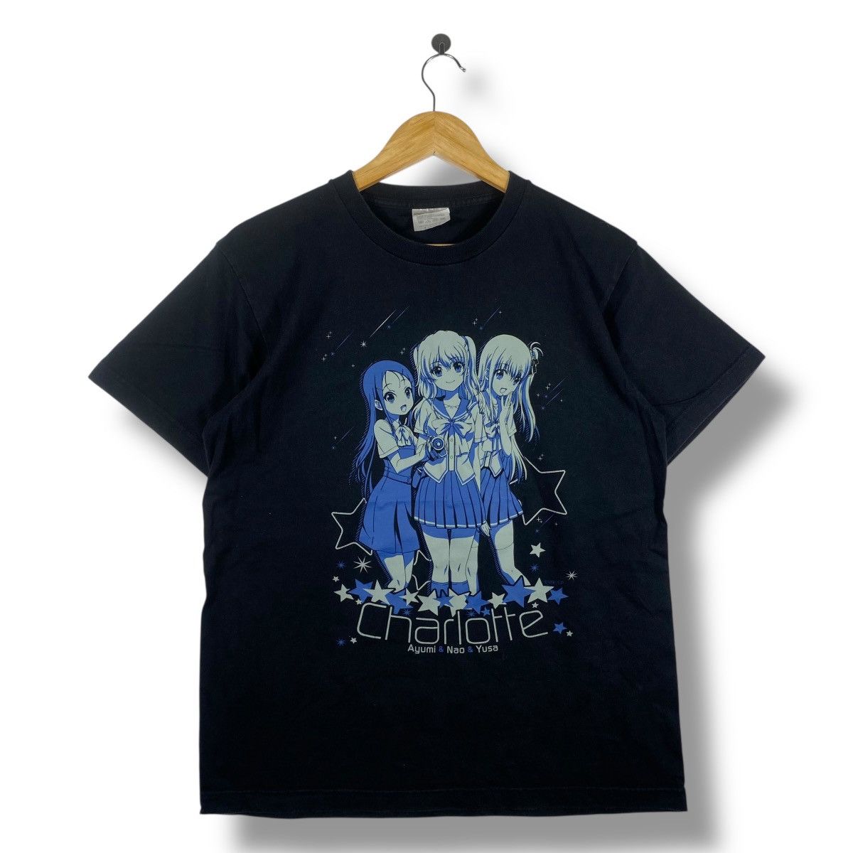 Anime Japanese Anime CHARLOTTE Ayumi Nao Yusa Graphic Tee Shirt Size US L / EU 52-54 / 3 - 1 Thumbnail