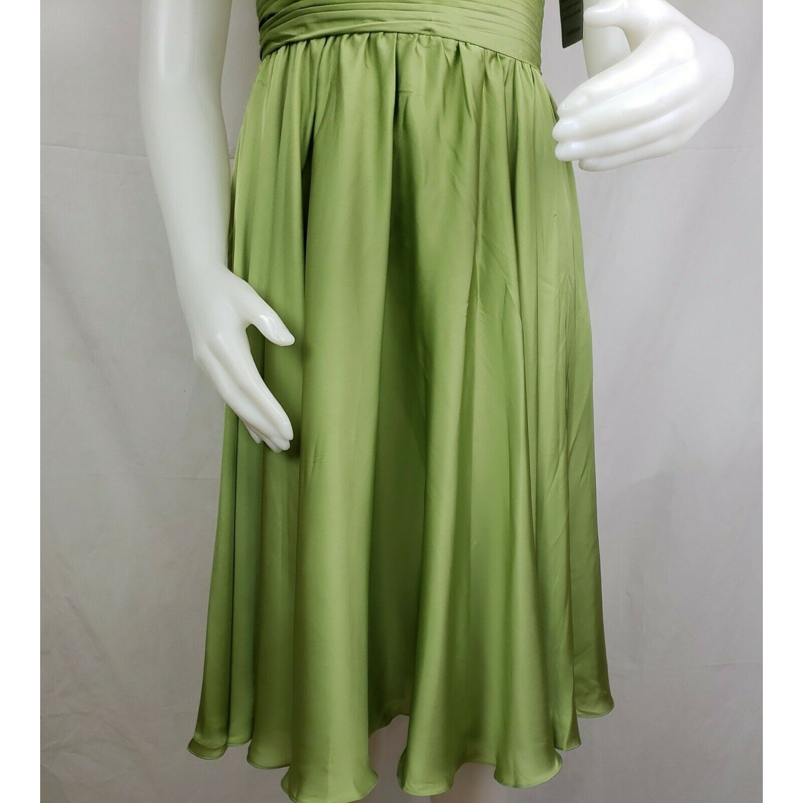 Monique Lhuillier Dress Womens Sz 6 Ruched One Shoulder Swin