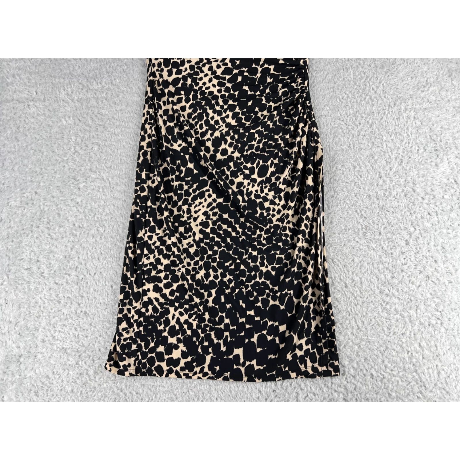 Ralph Lauren Ralph Lauren Dress Womens 4 Black Beige Cheetah Print Stretch Party Outwear Size S / US 4 / IT 40 - 5 Thumbnail
