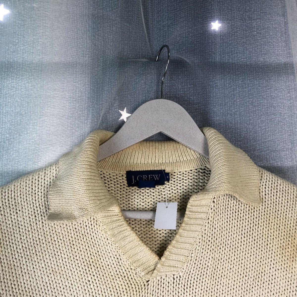 Japanese Brand J.Crew White Polo Ruby Sweatshirt #7405 Size US M / EU 48-50 / 2 - 4 Thumbnail
