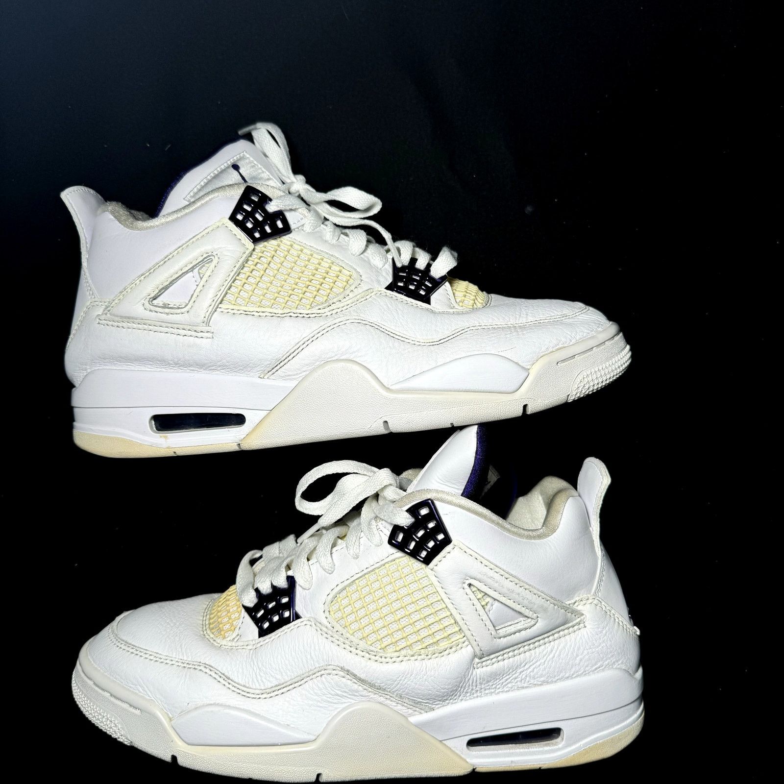 Jordan Brand × Nike Size 9 - Nike Air Jordan 4 Retro Purple Metallic Men's Shoes Size US 9 / EU 42 - 3 Thumbnail
