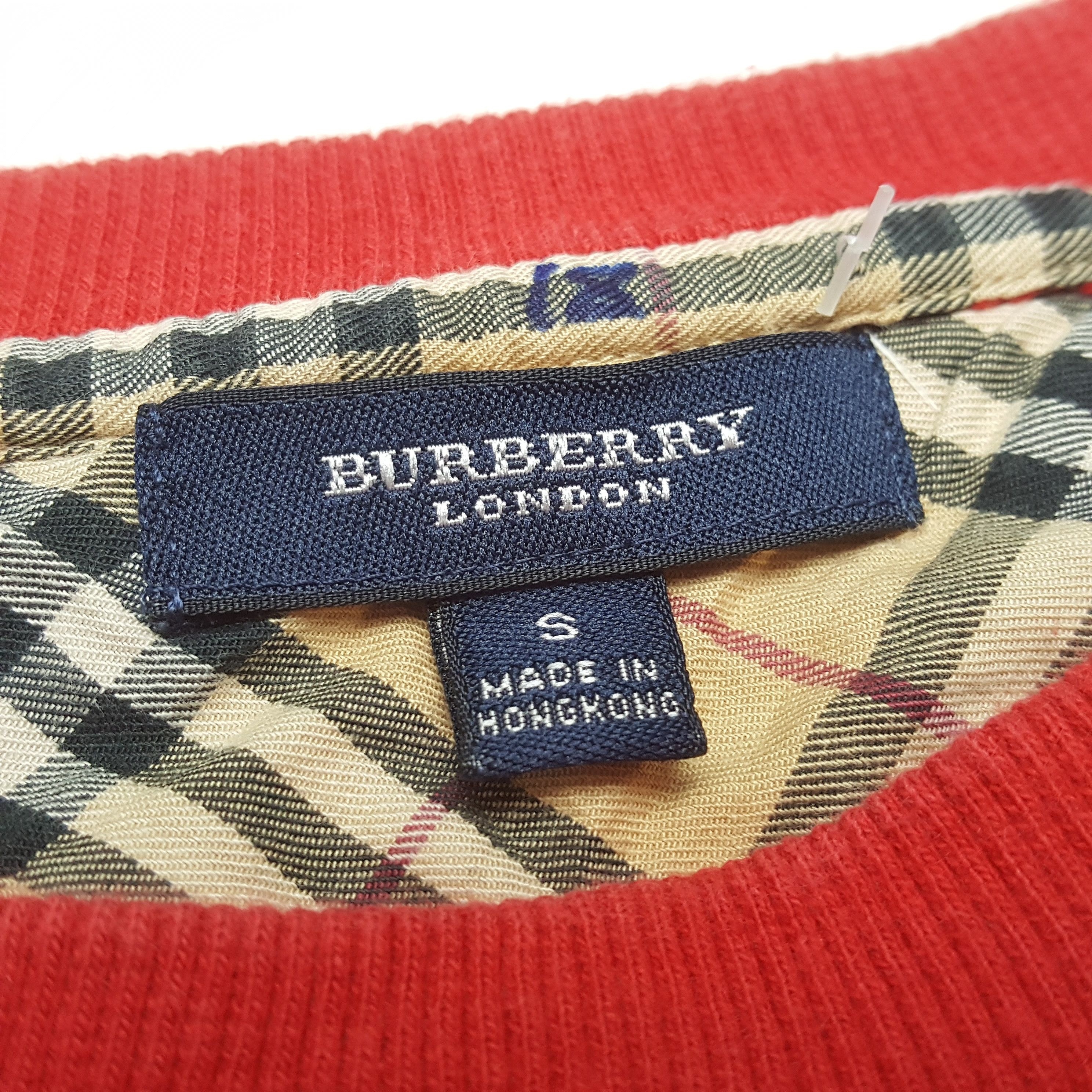 Burberry × Vintage Vintage Burberry London Fashion Brand Sweatshirts Size S / US 4 / IT 40 - 5 Thumbnail