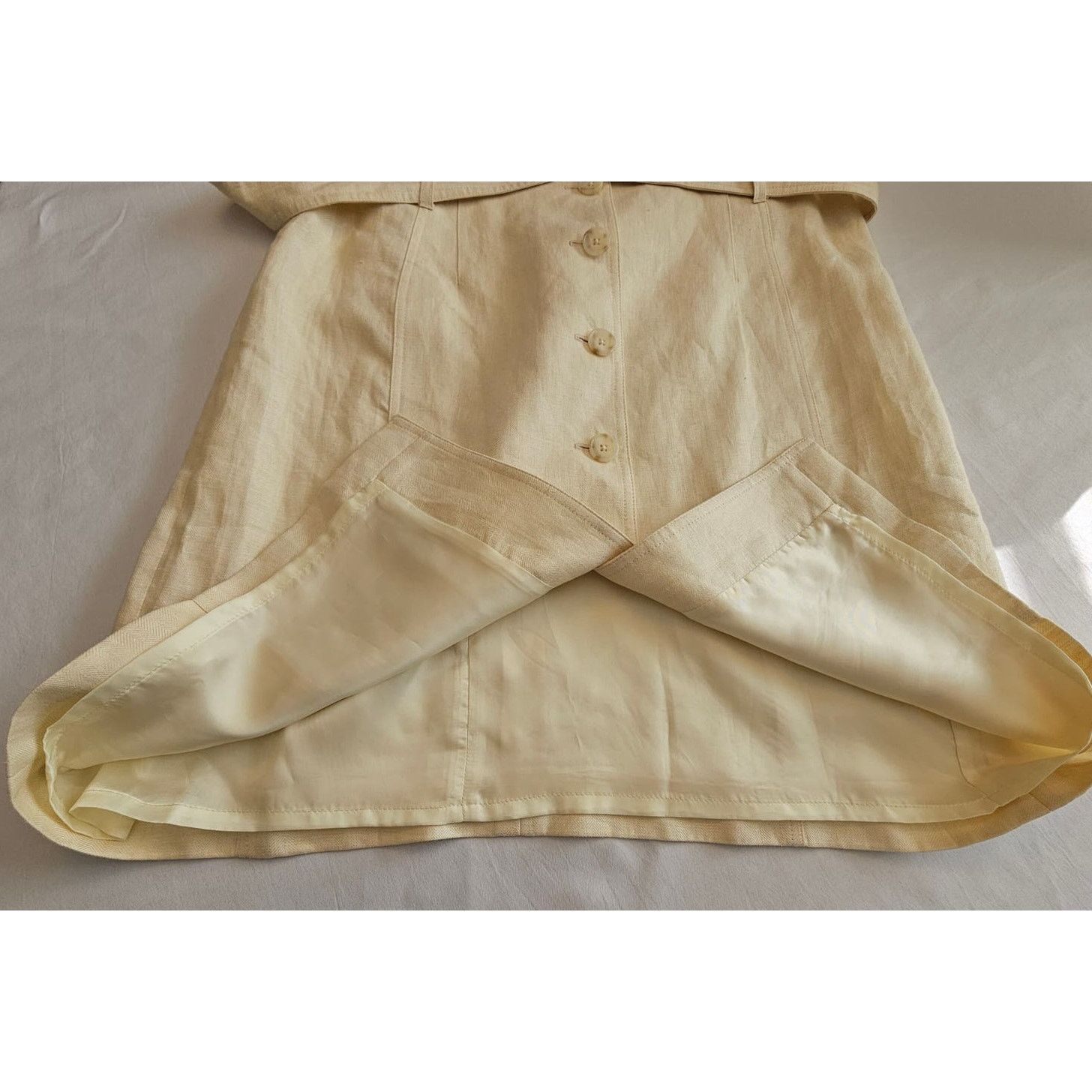 Brooks Brothers Brooks Brothers Lanificio Campore Pure Linen Shirt Dress 16 Size XXL / US 16-18 / IT 52-54 - 10 Thumbnail