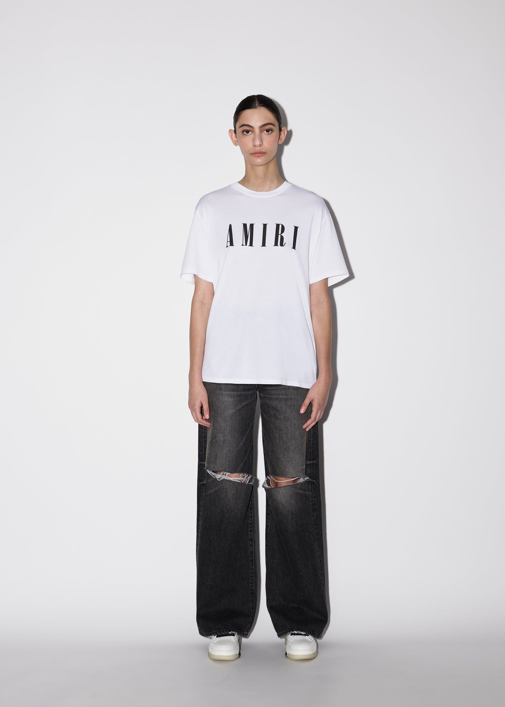 Amiri o1orln1025 Core Logo T-Shirt in White Size XL / US 12-14 / IT 48-50 - 2 Thumbnail
