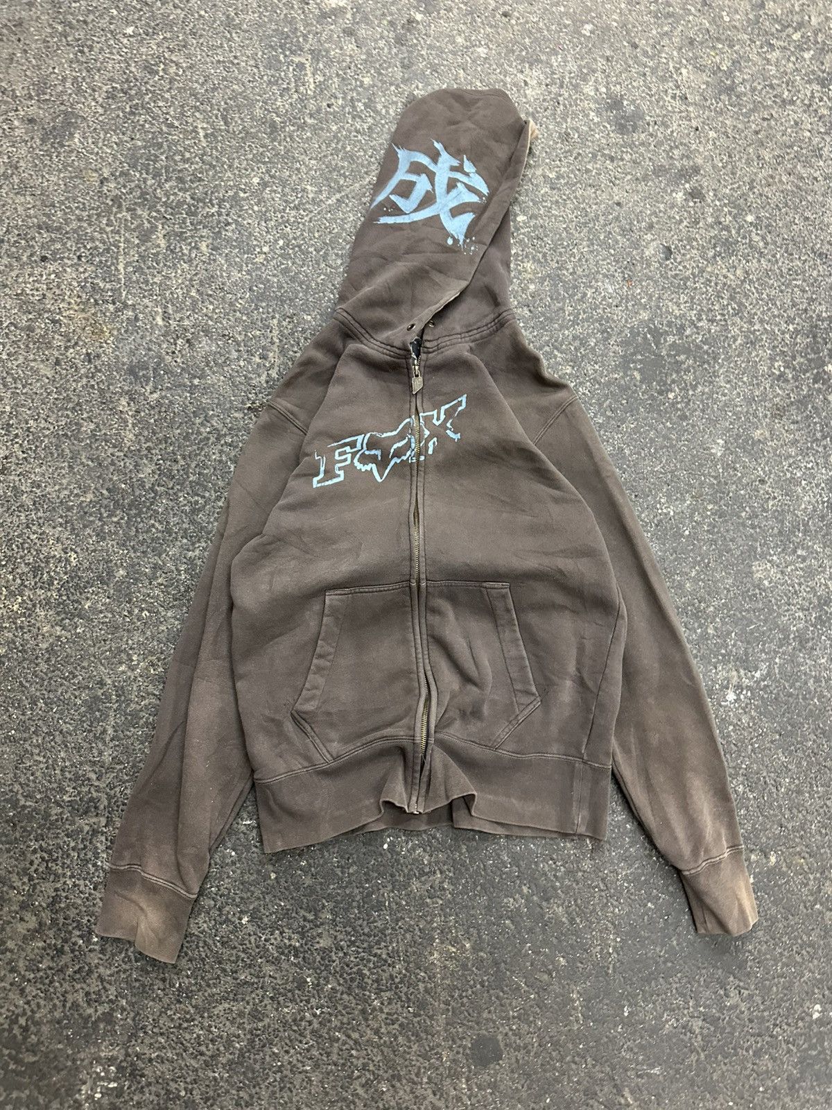 Other Y2K grunge Fox racing hoodie Size US M / EU 48-50 / 2 - 2 Thumbnail