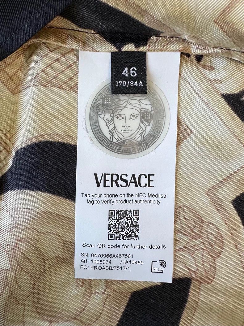 Versace Versace Silk mulberry silk shirt Size US S / EU 44-46 / 1 - 3 Thumbnail