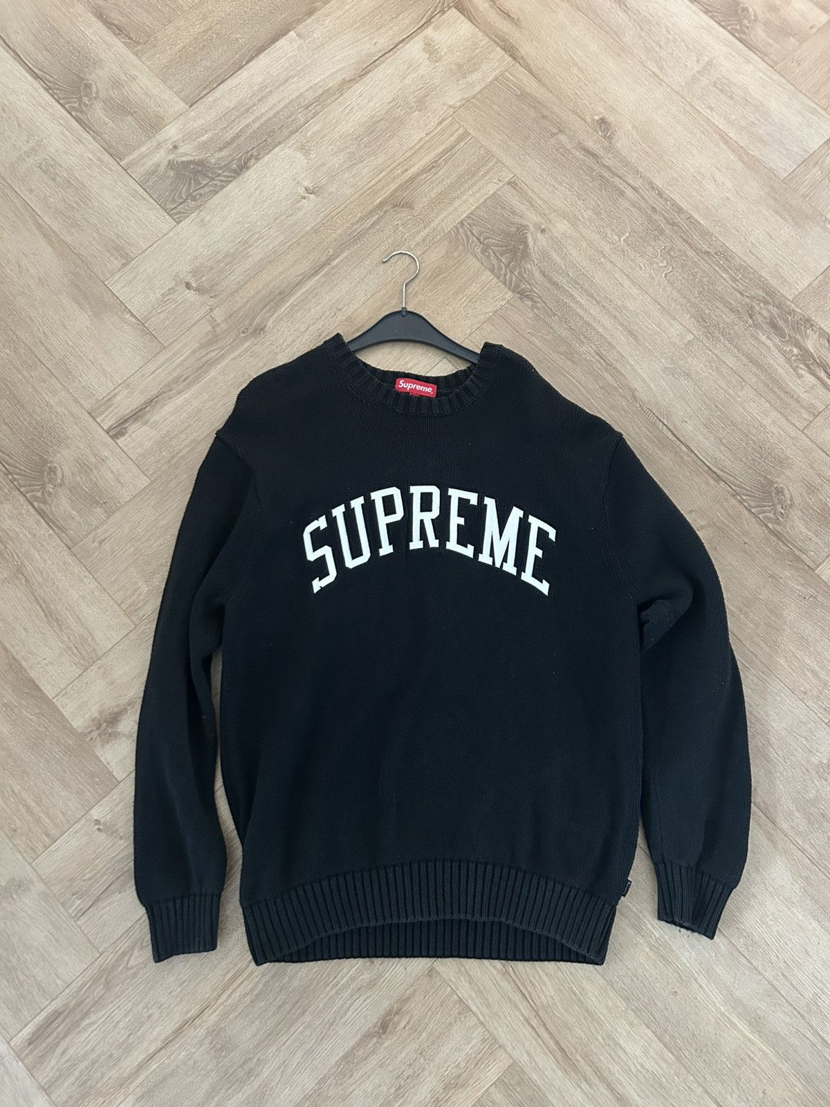 Supreme Supreme Logo Knit Size US XL / EU 56 / 4 - 1 Thumbnail