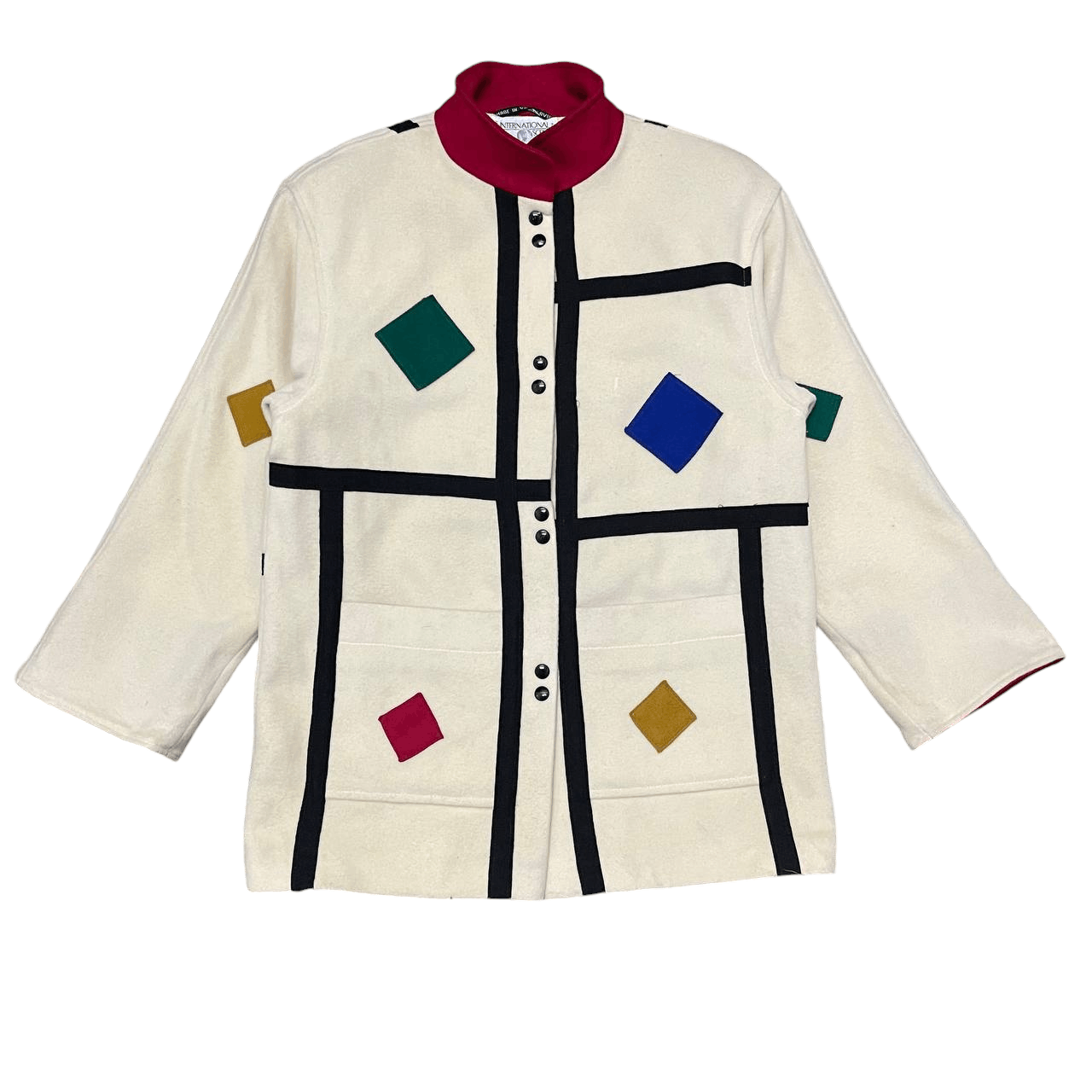 Vintage Vintage International Scene Wool Jacket Made in Yugoslavia Size US M / EU 48-50 / 2 - 1 Thumbnail