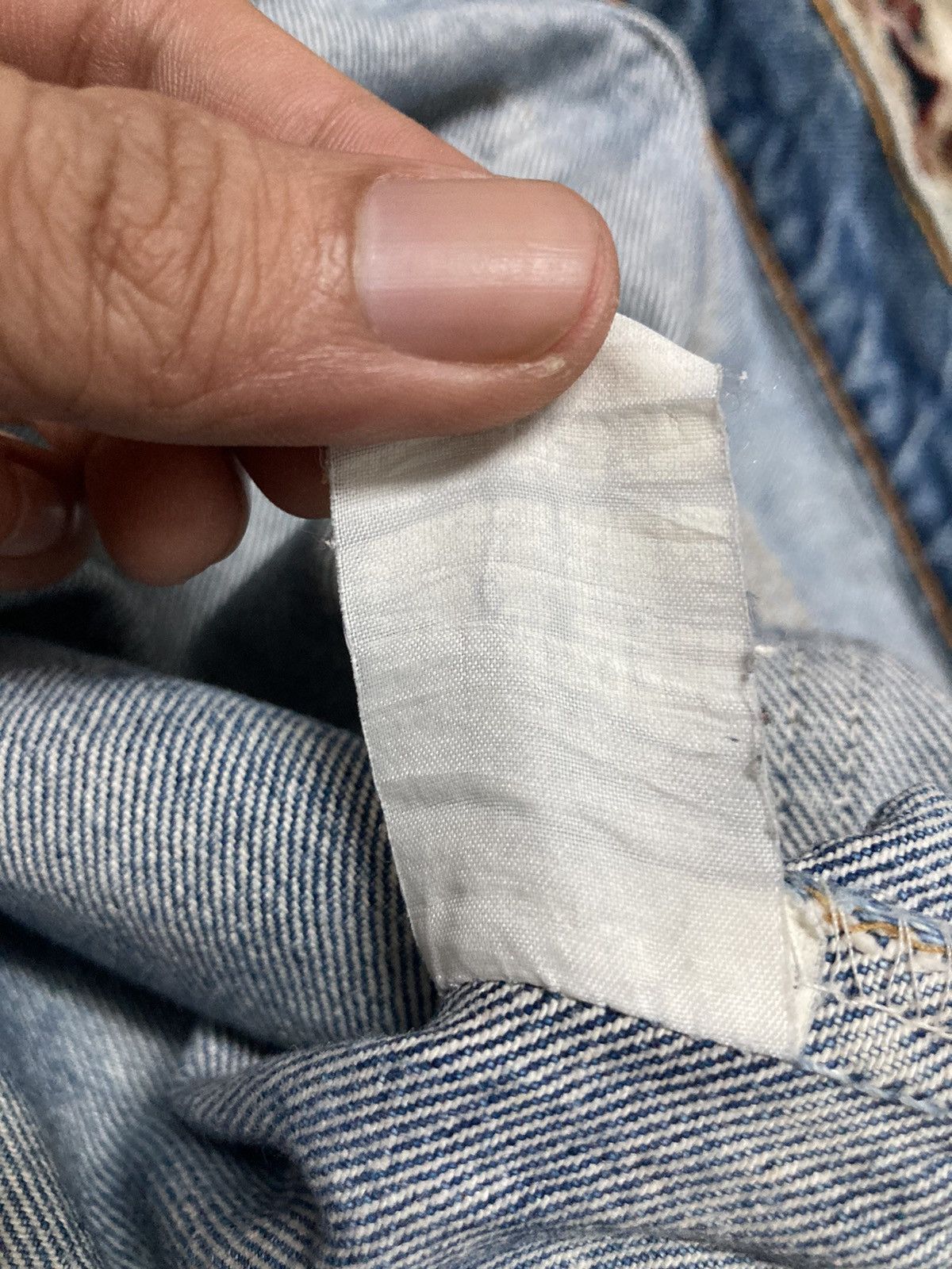 Levi's × Vintage Vintage 90s Orange Tab Levis 609 Size US 36 / EU 52 - 13 Thumbnail