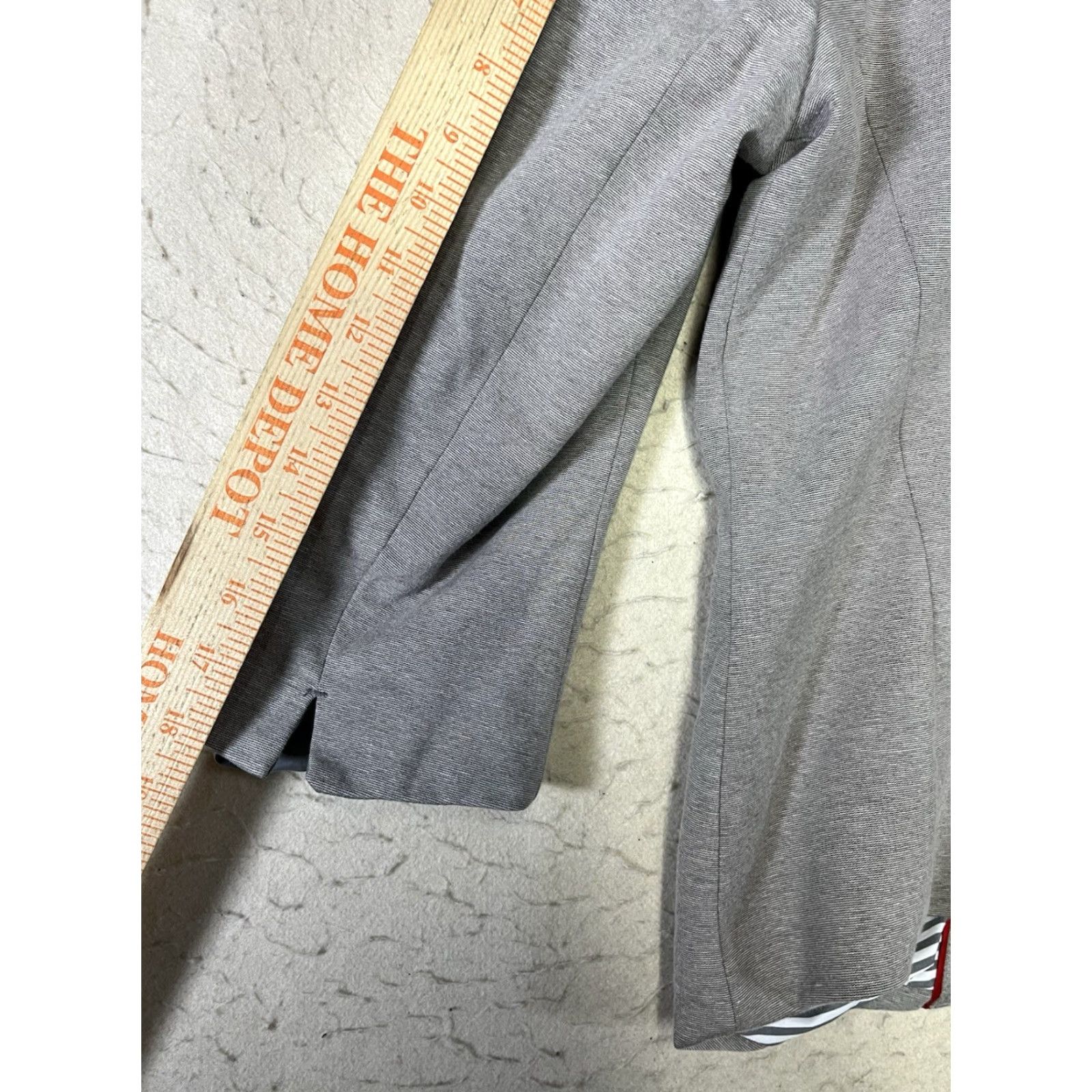 Nicole Miller Nicole Miller Grey Blazer M Women’s Cotton Blend Basic Jacket Size M Ladies Regular Gray Size M / US 6-8 / IT 42-44 - 5 Thumbnail