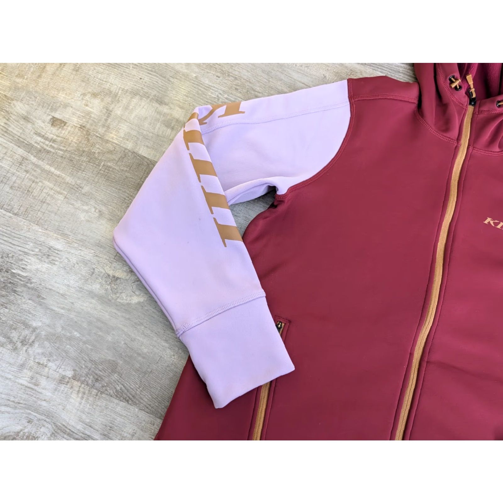 Vintage Klim Visita Full Zip Hoodie Women's Cabernet - Lavender Heist Size M VGUC Size M / US 6-8 / IT 42-44 - 4 Thumbnail