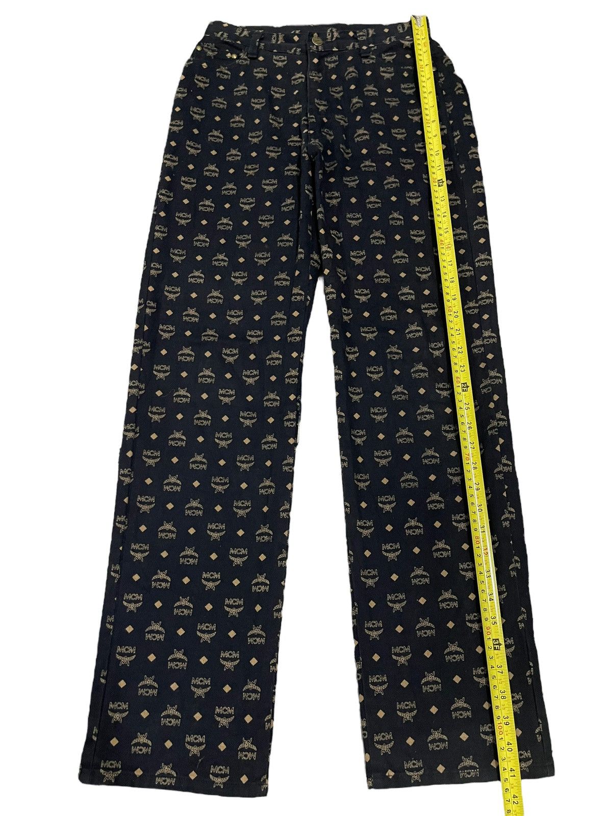 MCM Vintage MCM Legere Full Print Monogram Jeans Size US 27 - 14 Thumbnail
