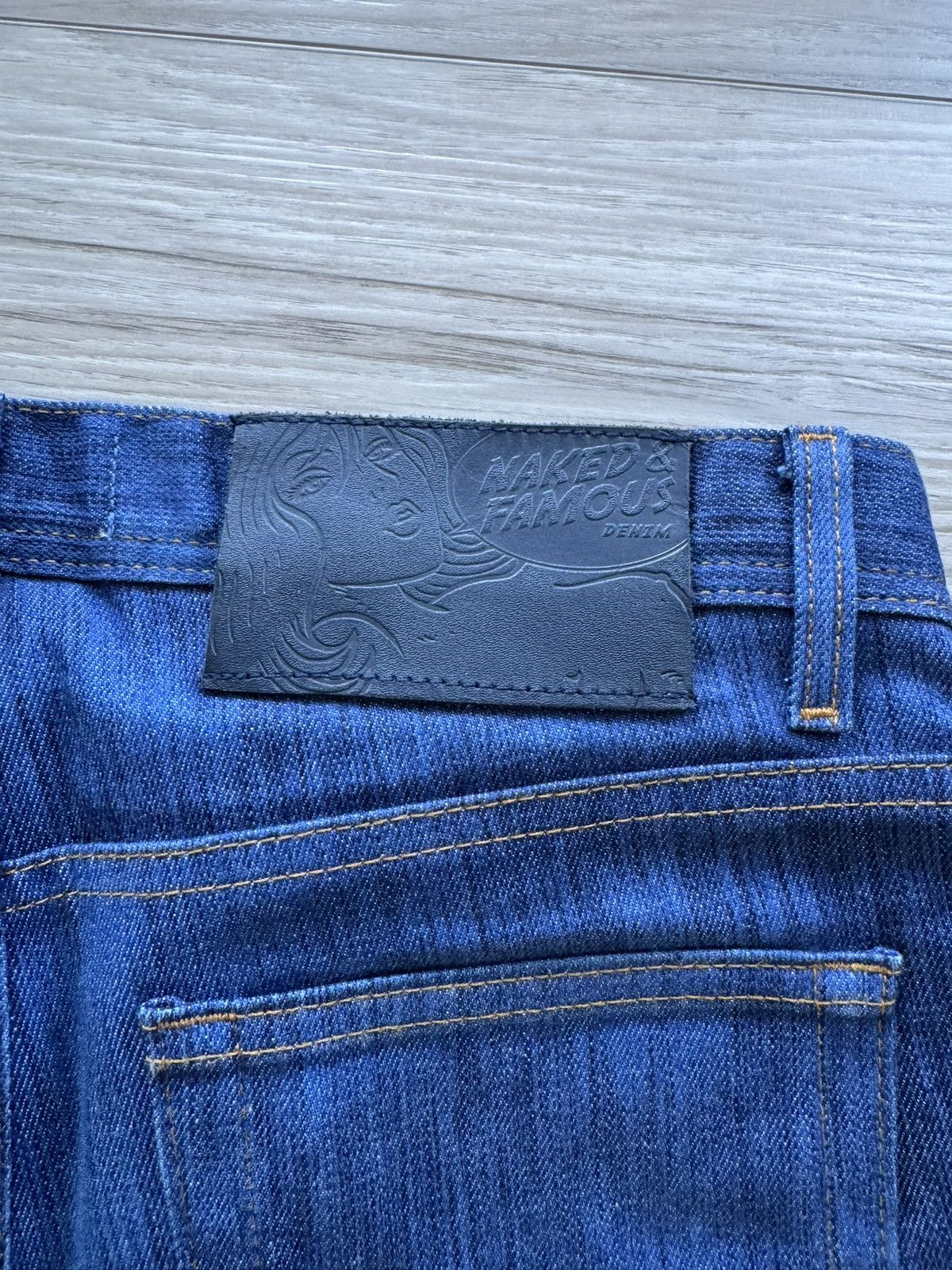 Naked & Famous Naked and famous kasuri selvedge Size US 31 - 7 Thumbnail