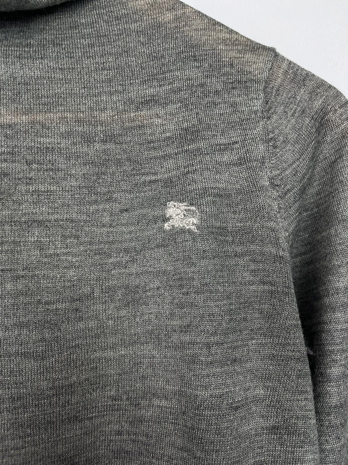 Burberry × Burberry Prorsum × Vintage Burberry London High Neck Knitted Sweater Made in England Size M / US 6-8 / IT 42-44 - 5 Thumbnail