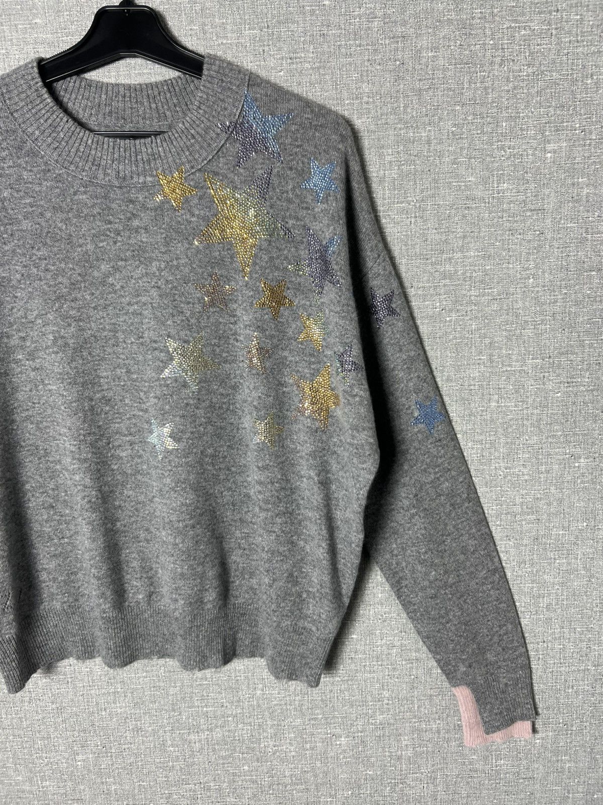 Zadig & Voltaire Zadig & Voltaire Gaby Strass Stars Cashmere Studded Sweater Size XS / US 0-2 / IT 36-38 - 5 Thumbnail