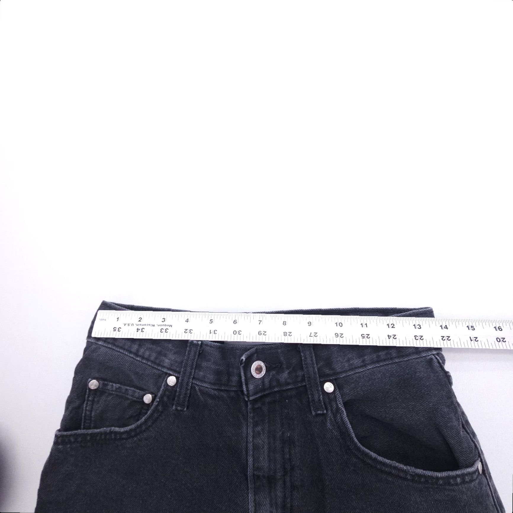 Levi's Levi's Silvertab '94 Jeans - Baggy Straight Denim 26 Women's Black Distressed 30in Grunge Size 26" / US 2 / IT 38 - 7 Thumbnail