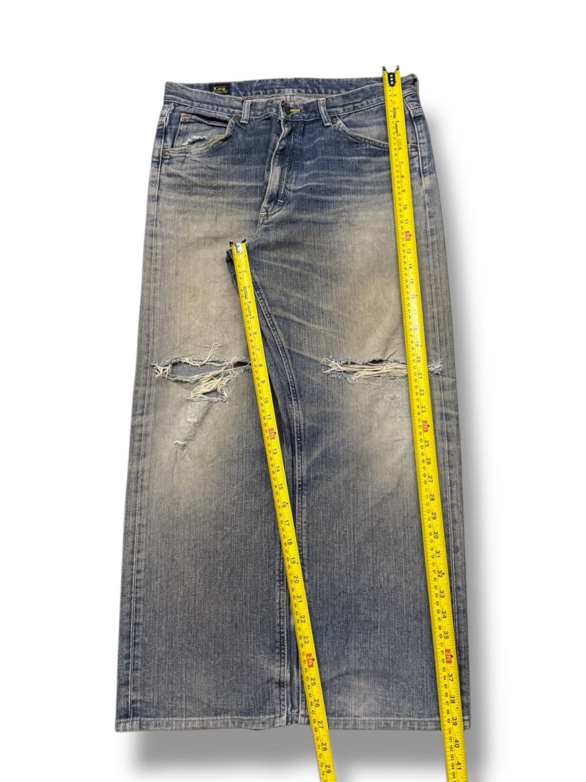 Lee Vintage 00s Lee Riders Japan Denim Jeans | Heavy Fade | W34 Size US 34 / EU 50 - 12 Thumbnail