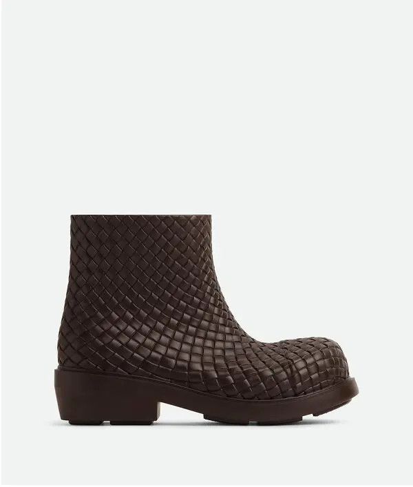 Bottega Veneta o1lf3ng10925 Fireman Ankle Boots in Brown Size US 8 / EU 41 - 1 Thumbnail