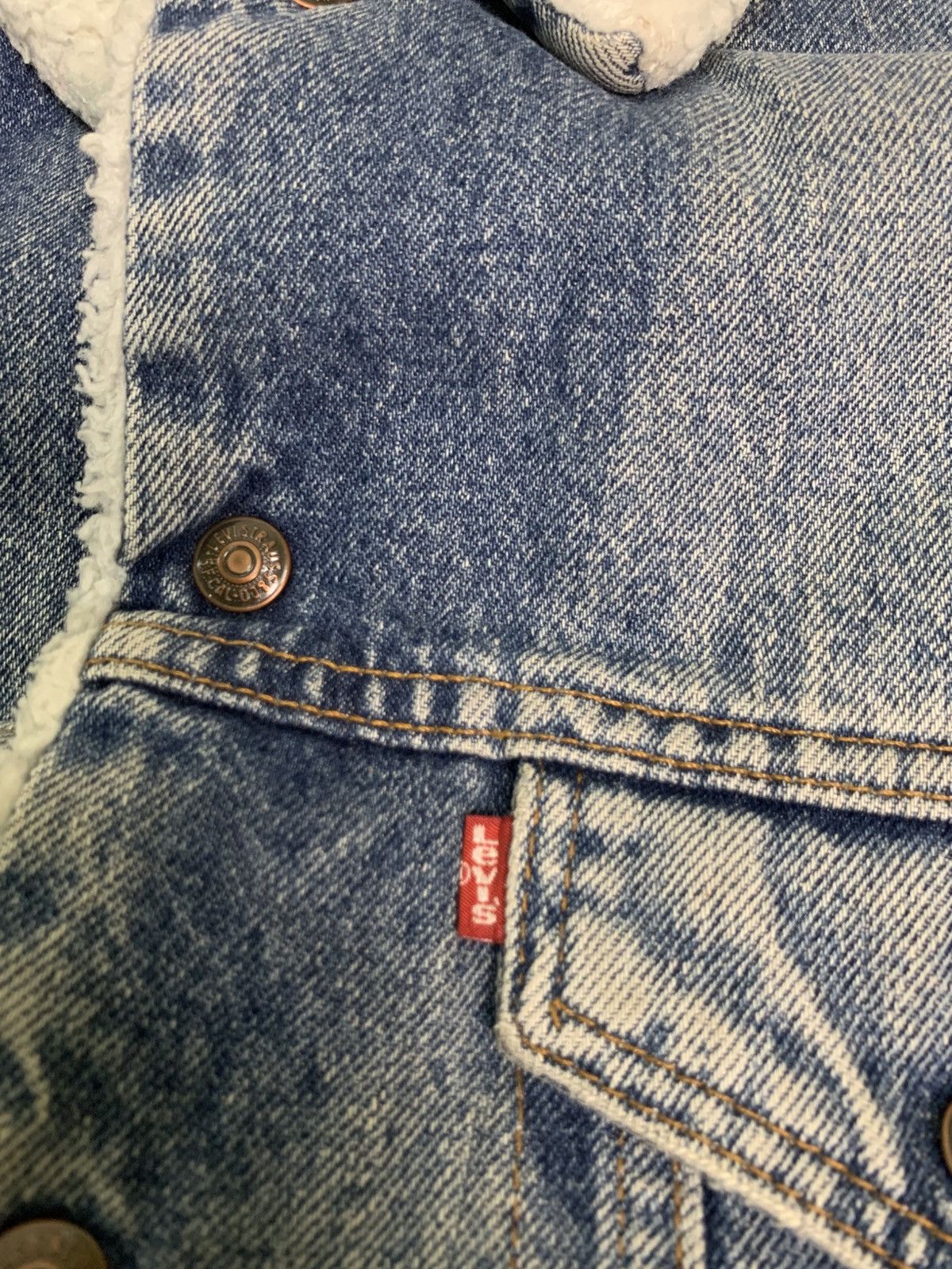 Levi's Vintage Clothing Rare Design Vintage Levi’s San Francisco Sherpa Jackets Size M / US 6-8 / IT 42-44 - 5 Thumbnail