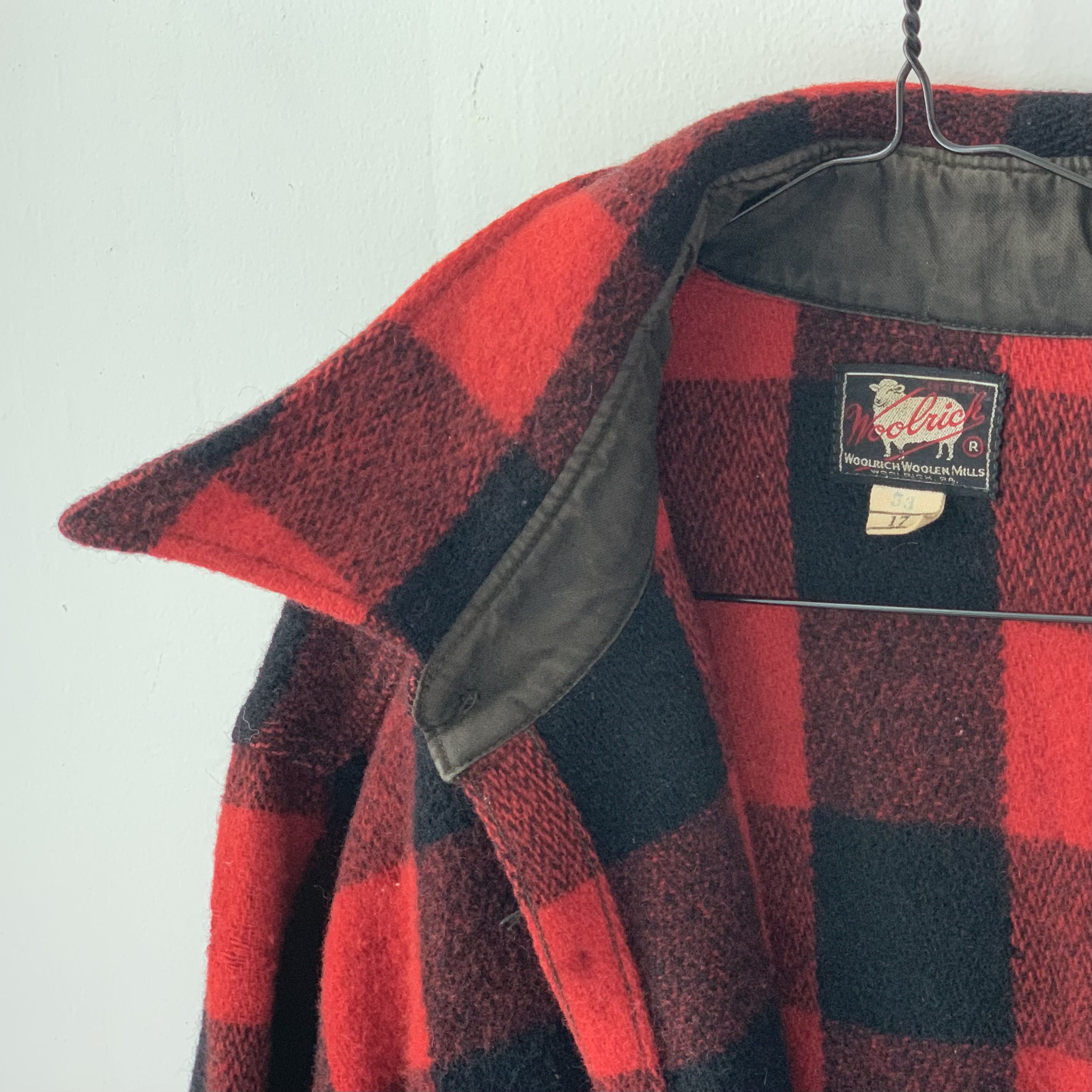 Woolrich Woolen Mills vintage 70s wool Woolrich jacket / chore - barn - work coat Size US L / EU 52-54 / 3 - 10 Thumbnail