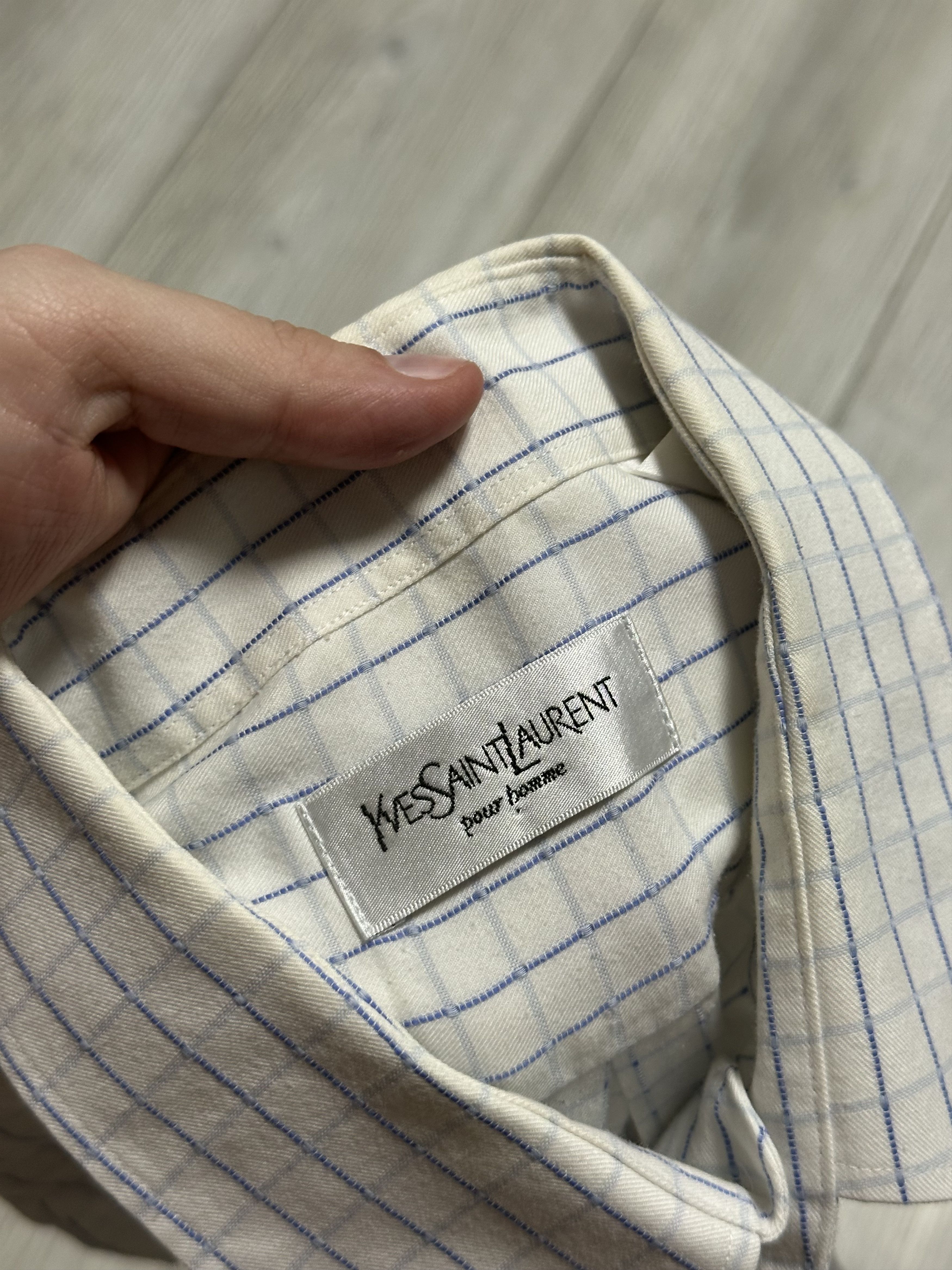 Yves Saint Laurent Vintage 90’s Y2K Style YSL Yves Saint Laurent Shirt Tee Size US L / EU 52-54 / 3 - 4 Thumbnail