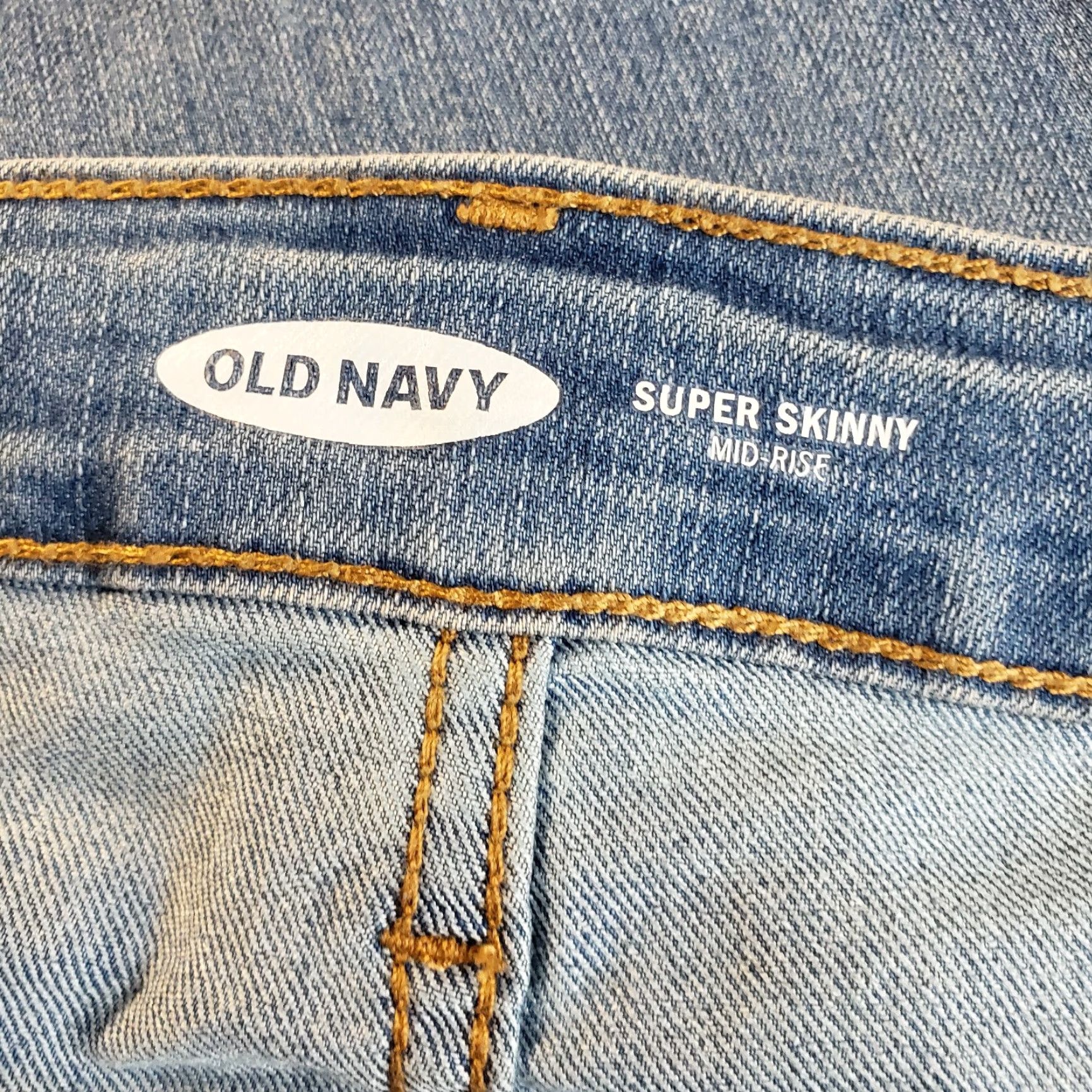 Old Navy Old Navy Womens Super Skinny Jeans Sz 16 Blue Light Wash High Rise - Jeans - 16 - Blue - Skinny - Womens Size 38" / US 16 / IT 52 - 6 Thumbnail