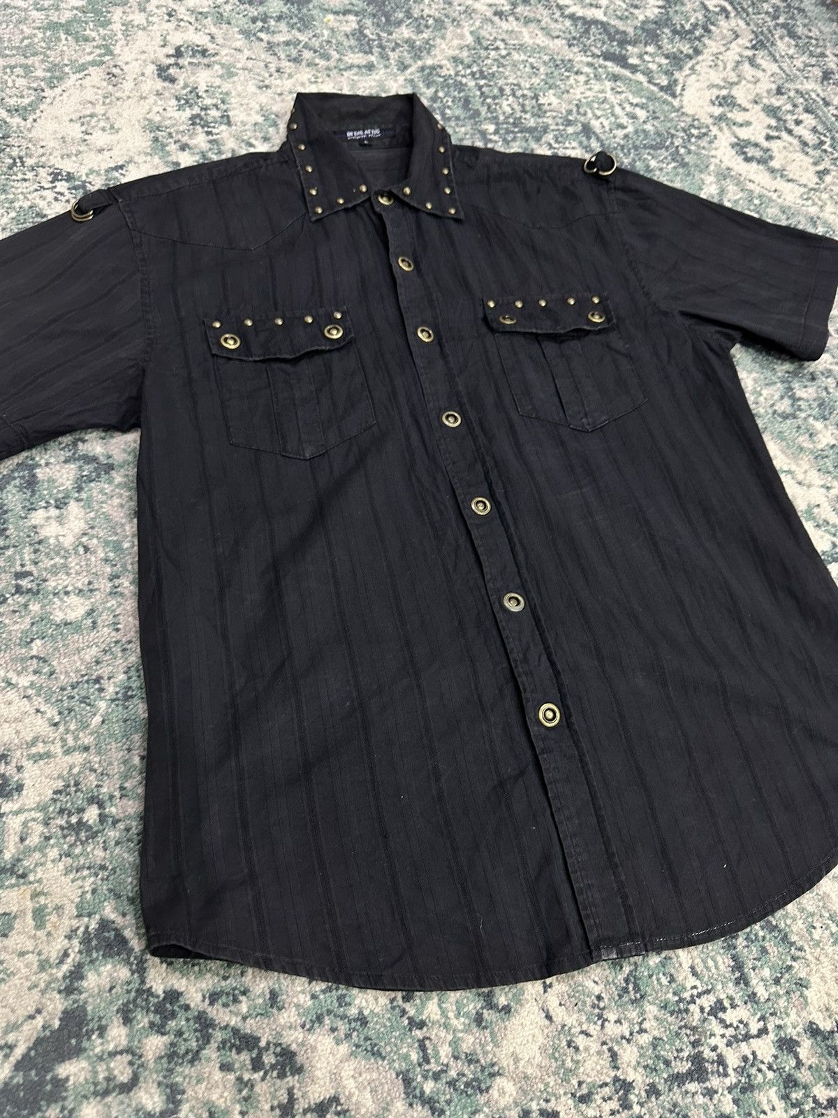 In The Attic In The Attic Homme Bondage Studded Button Shirt Size US M / EU 48-50 / 2 - 4 Thumbnail