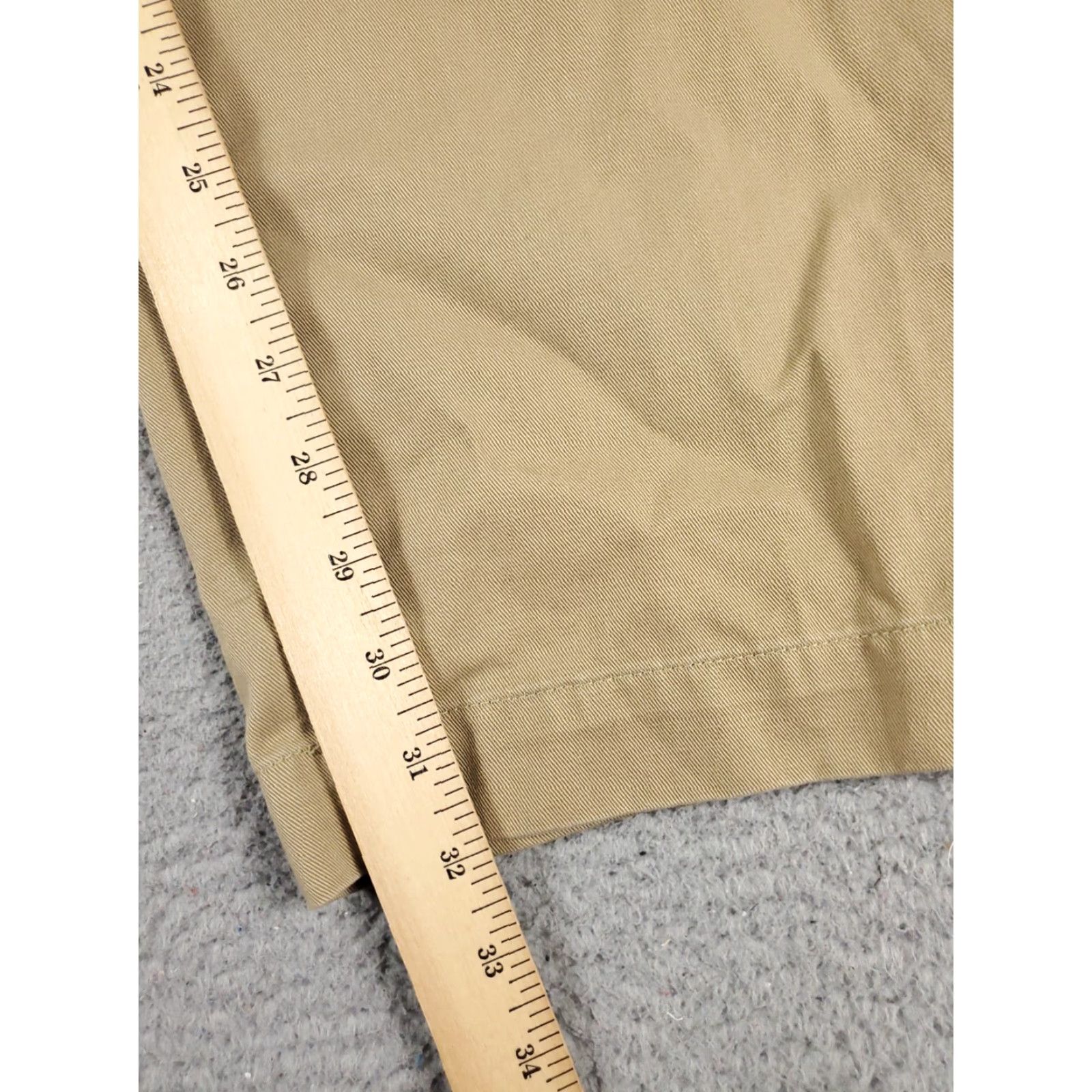 Tommy Hilfiger Tommy Hilfiger Chino Pants Mens 38x32 Beige Pleated Regular Fit Casual Workwear Size US 38 / EU 54 - 5 Thumbnail