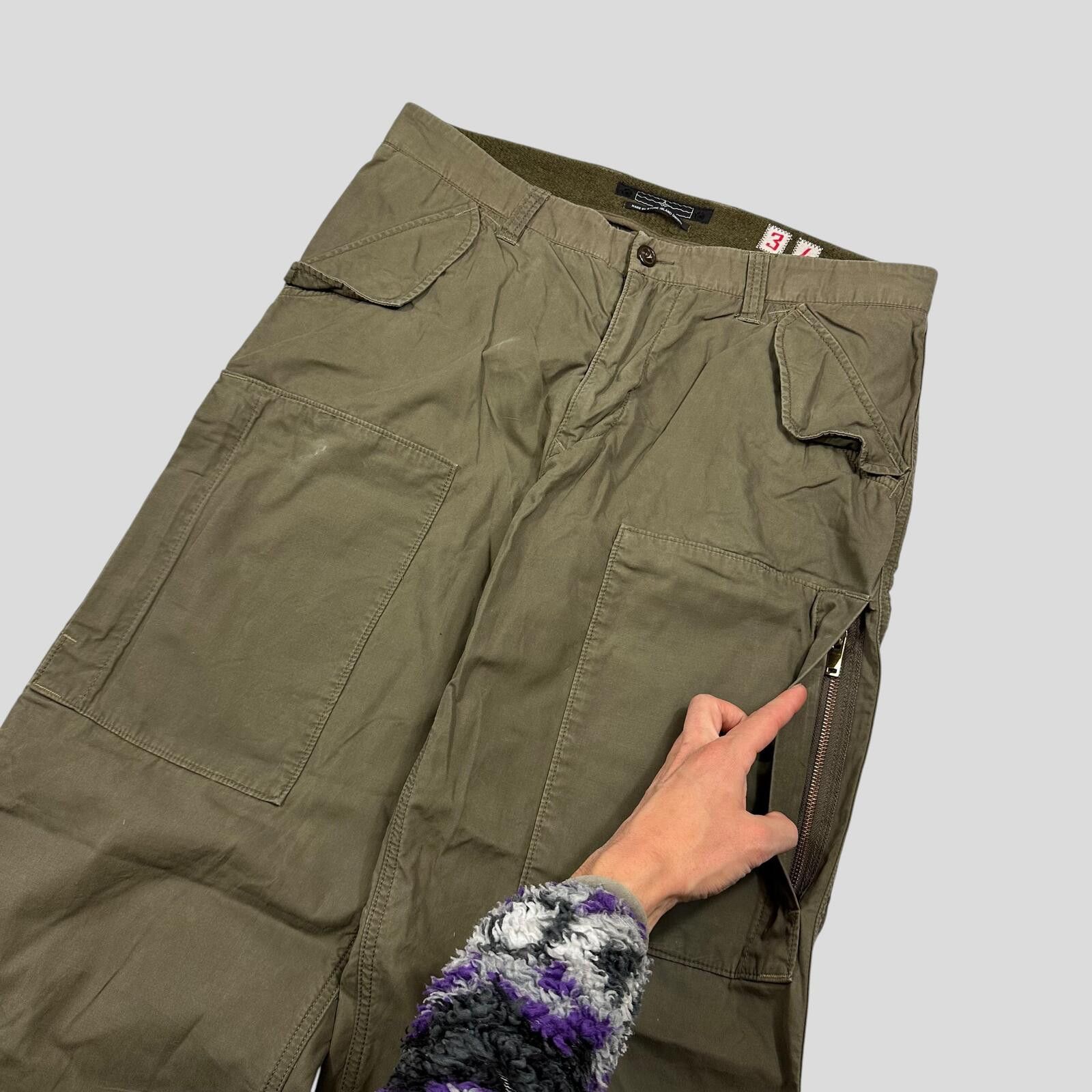 Stone Island Stone Island AW08 Denims Multipocket Baggy Cargo Trousers L Size US 34 / EU 50 - 6 Thumbnail