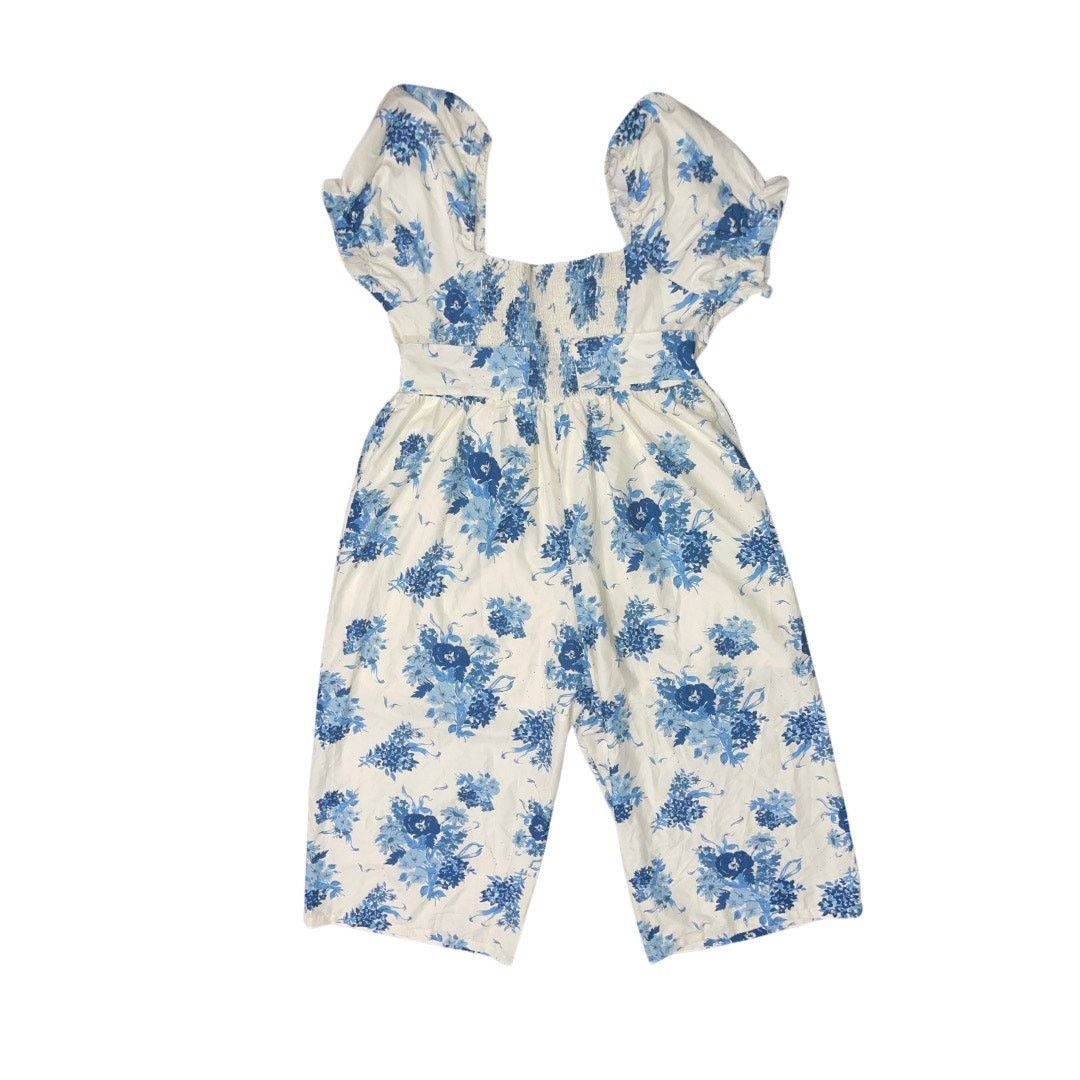 Cider CIDER SQUARE NECK PUFF SLEEVE FLORAL JUMPSUIT CURVE & PLUS Size 42" / US 20 - 2 Thumbnail