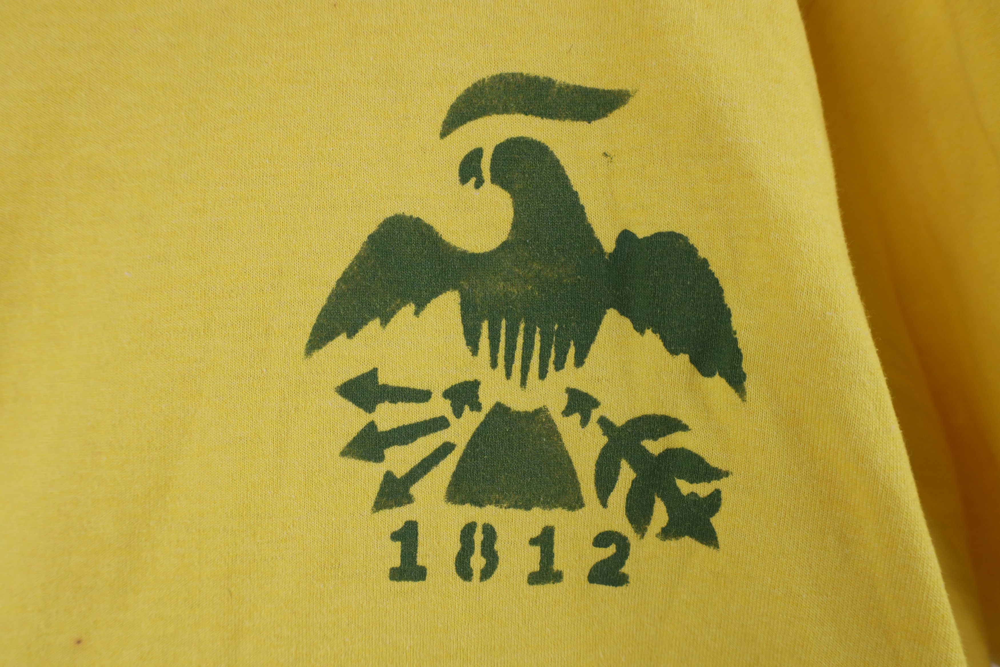 Vintage Vintage 90s Scouts of America Eagle Stamp T-Shirt Yellow USA Size US XL / EU 56 / 4 - 4 Thumbnail
