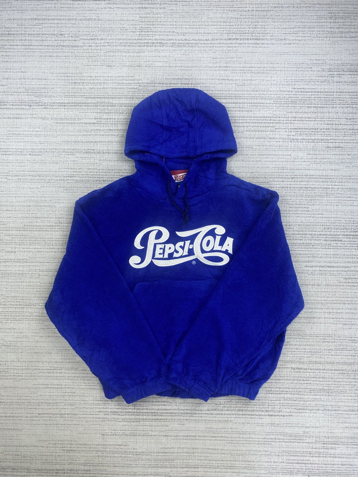 Pepsi × Vintage Vintage Pepsi Cola Embroidery Logo Blue Colour Hoodie Size US M / EU 48-50 / 2 - 5 Thumbnail
