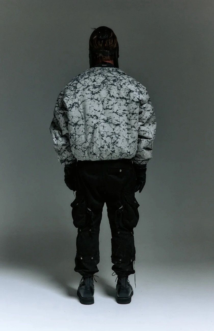 Other White Painted Chipped Bomber Jacket Size US XXL / EU 58 / 5 - 4 Thumbnail