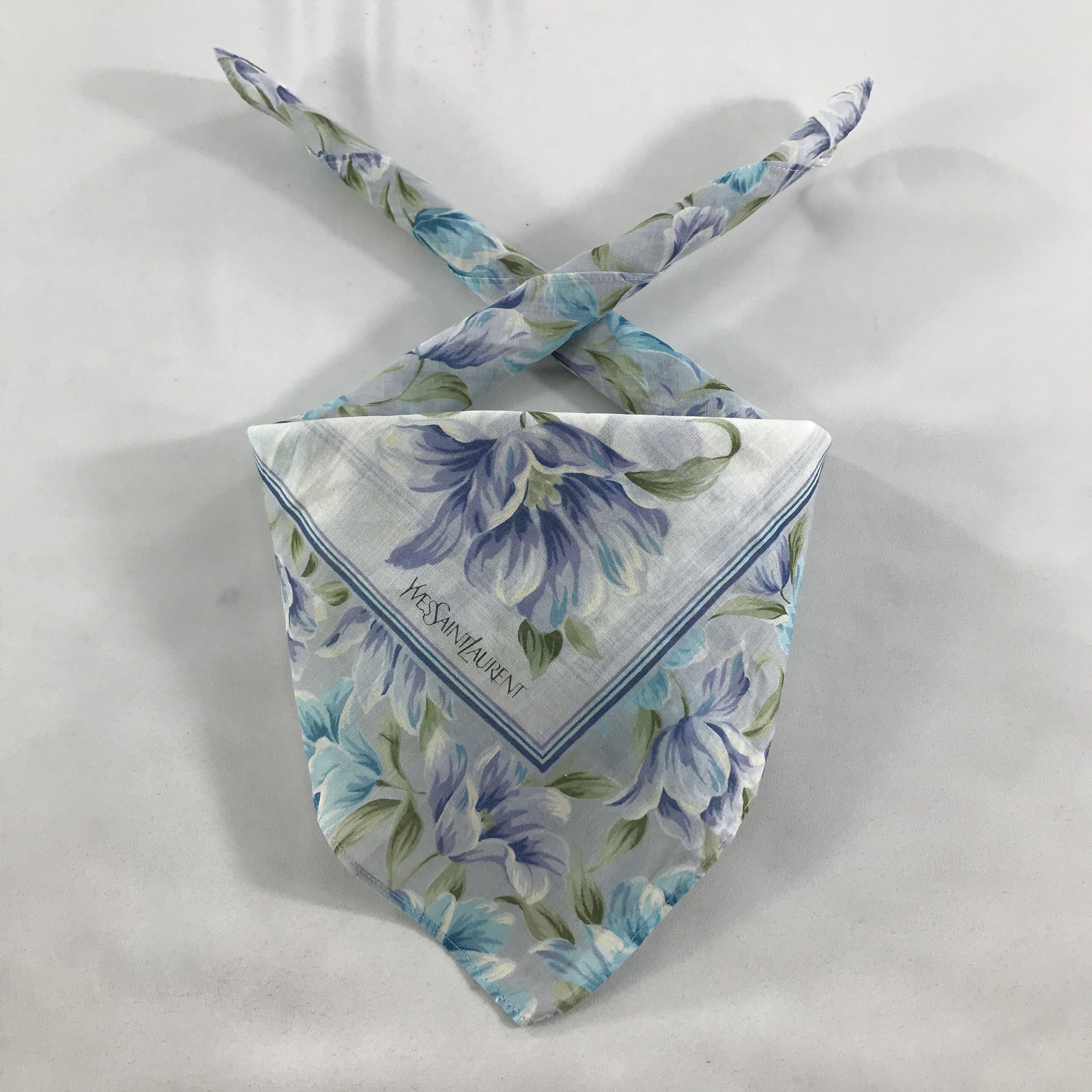 Vintage × Yves Saint Laurent Yves Saint Laurent Bandana / Handkerchief/Neckerchief -S1760 Size ONE SIZE - 3 Thumbnail