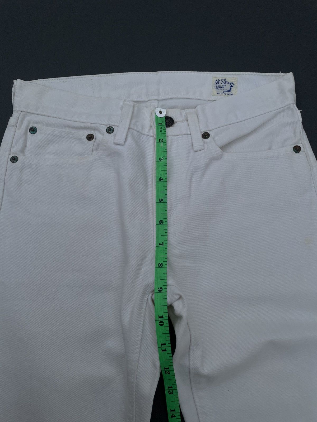 Orslow OrSlow 107 Slim Fit White Size US 29 - 13 Thumbnail