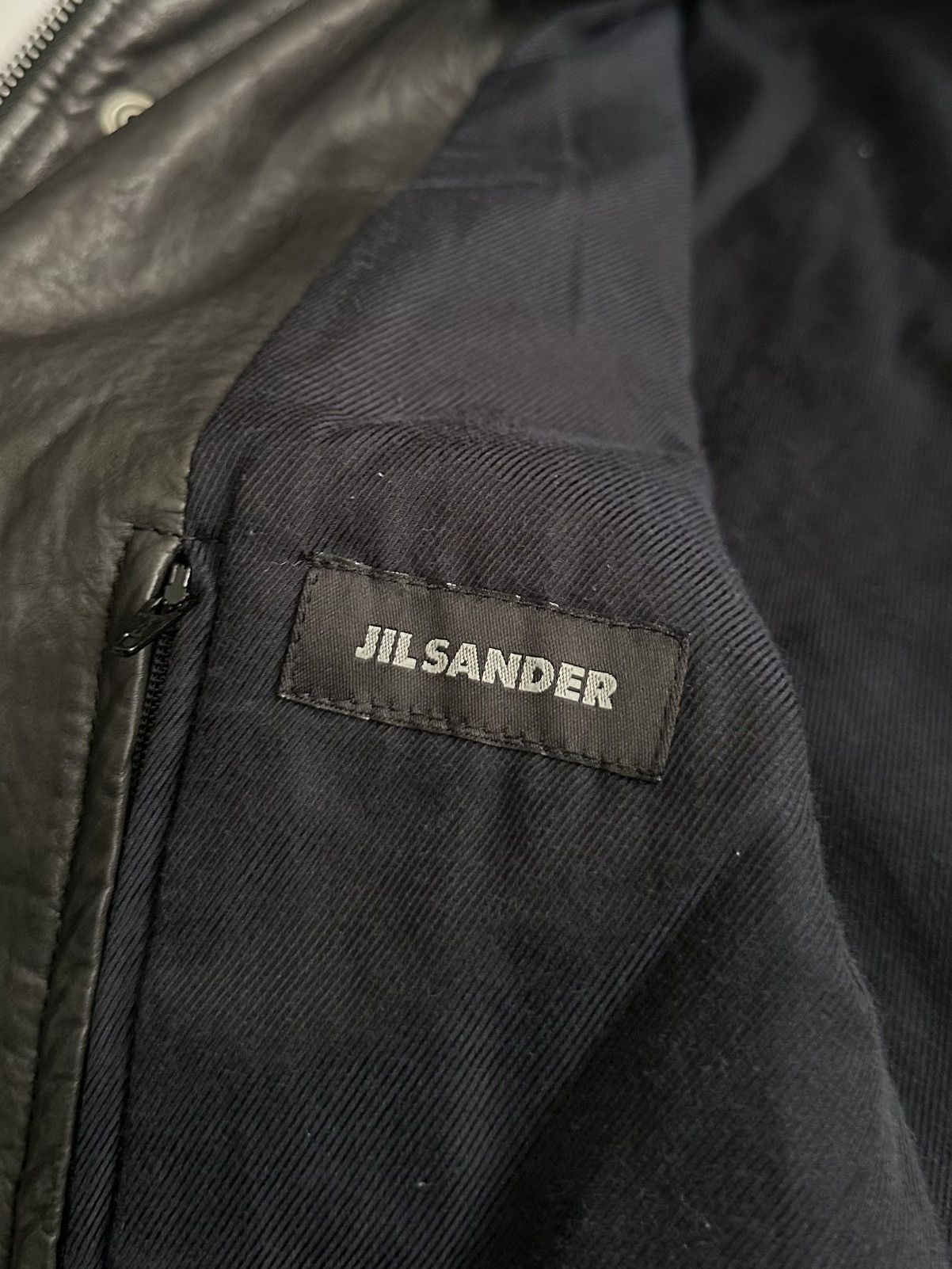 Jil Sander Jil Sander by Raf Simons Leather Jacket Size US M / EU 48-50 / 2 - 11 Thumbnail