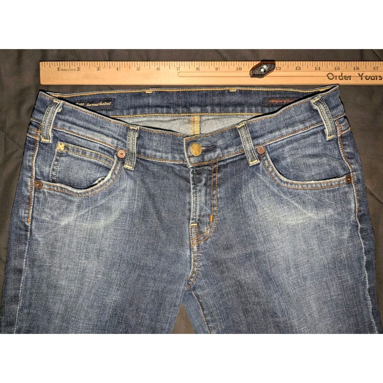 Citizens Of Humanity Citizens of Humanity Jerome Dahan Jeans Flared Women 30 Blue Denim 33.5in USA Style 001-099 Size 30" / US 8 / IT 44 - 4 Thumbnail