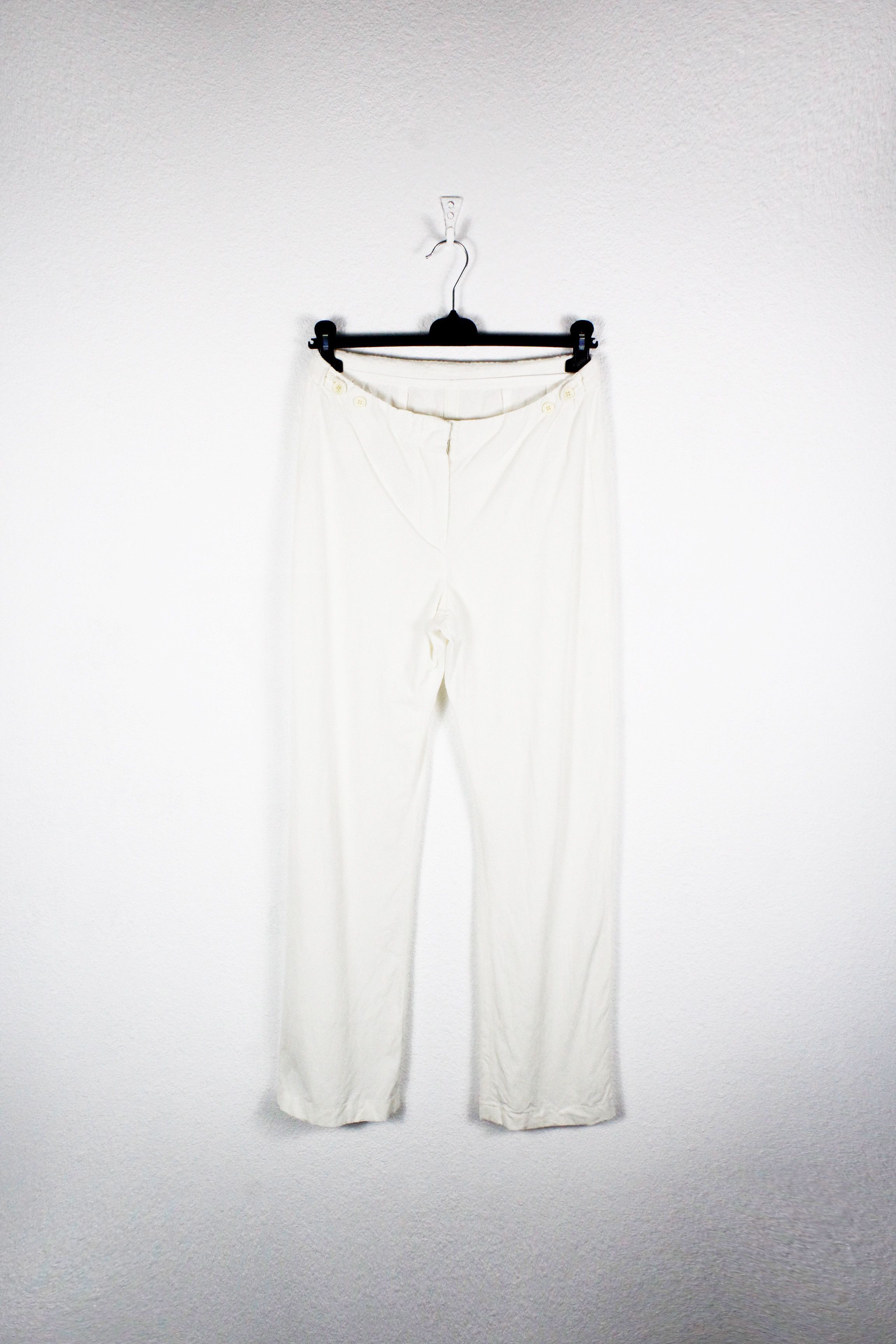 Burberry Burberry Prorsum Womens Lightweight Wide Leg Pants Trousers Size 27" / US 4 / IT 40 - 1 Thumbnail