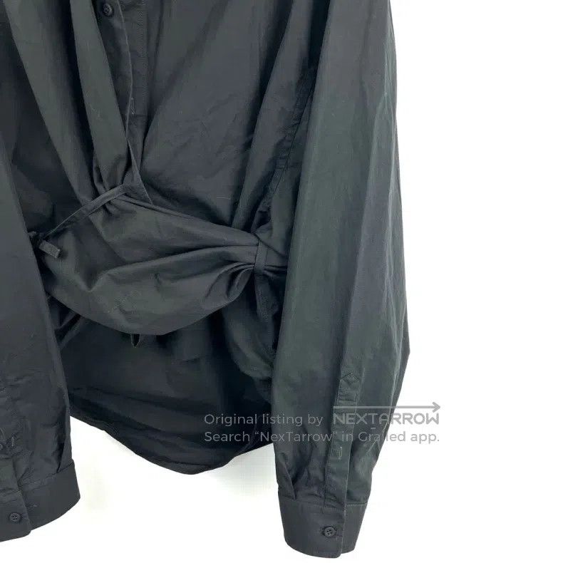 Balenciaga Balenciaga Black Embroidered Shirt Size XS / US 0-2 / IT 36-38 - 4 Thumbnail