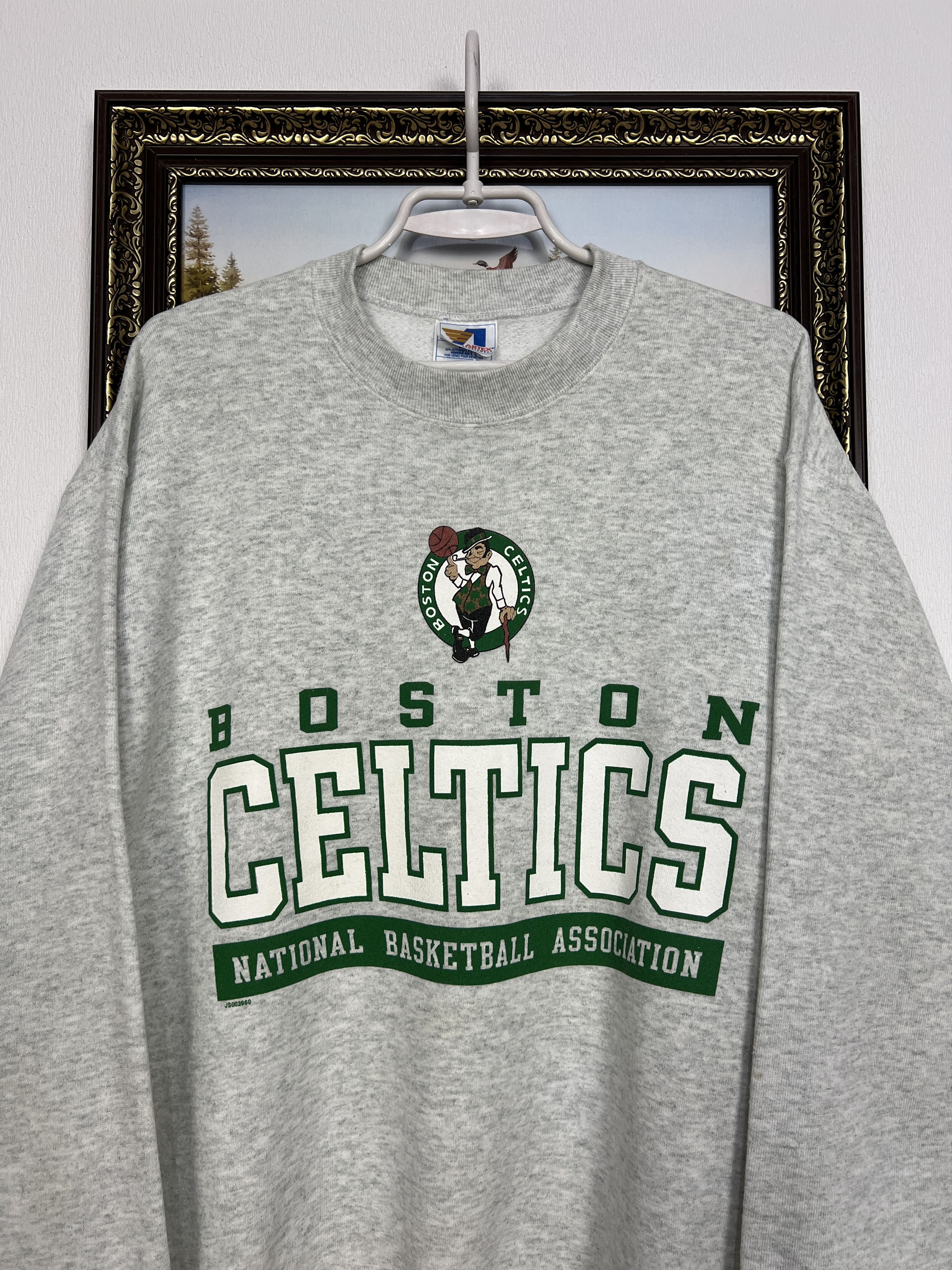 Vintage Boston Celtics NBA Over Print Sweatshirt Crewneck Rare Size US M / EU 48-50 / 2 - 2 Thumbnail